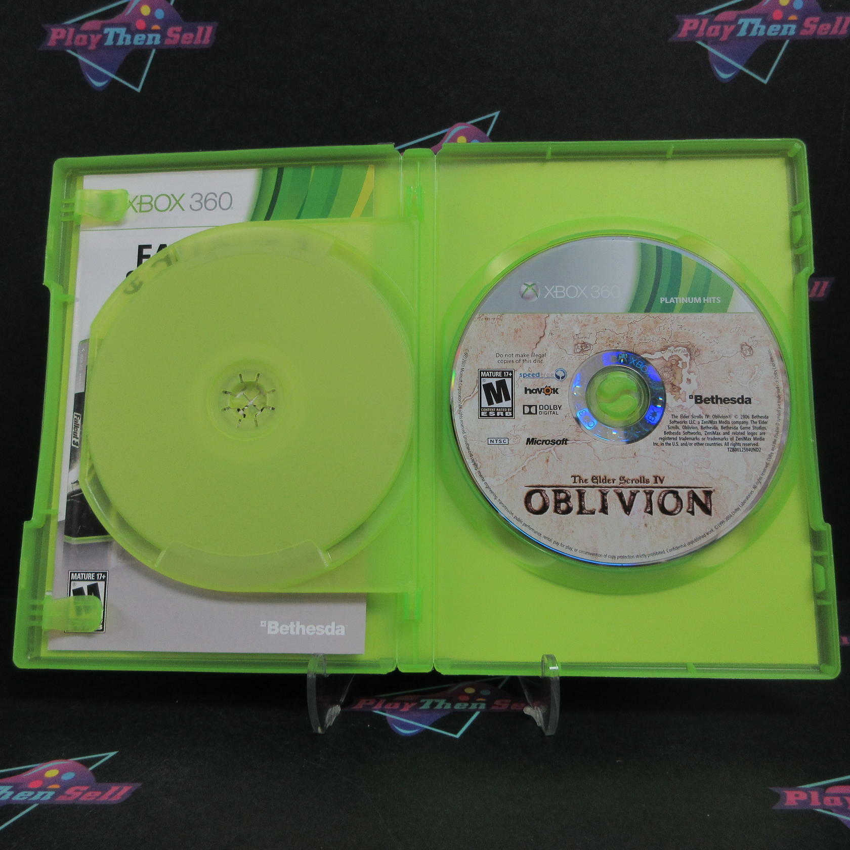 Fallout 3 & Oblivion Double Pack Xbox 360 PH Complete - Excellent