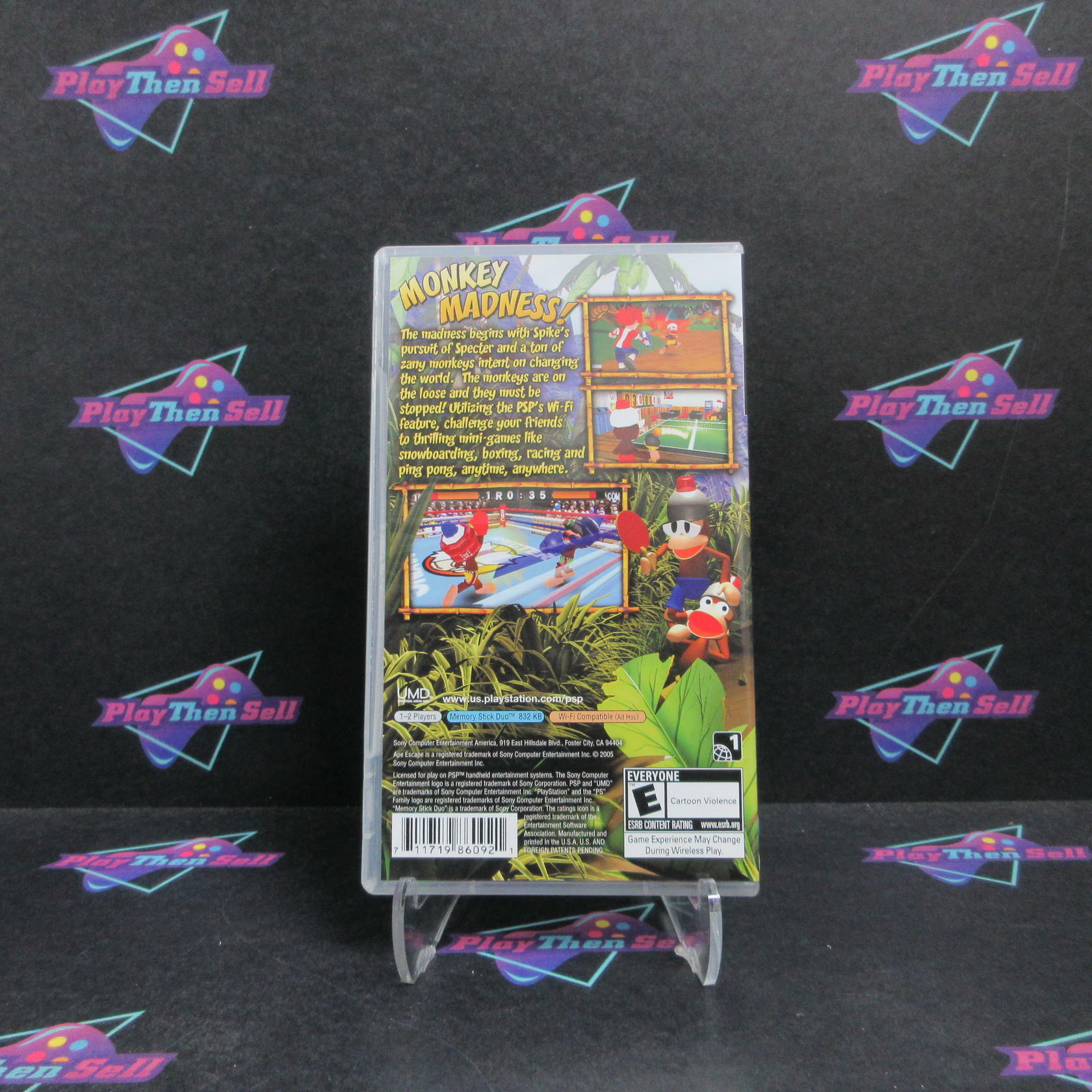 Ape Escape On The Loose Sony PSP + Reg Card Complete - Refurbished