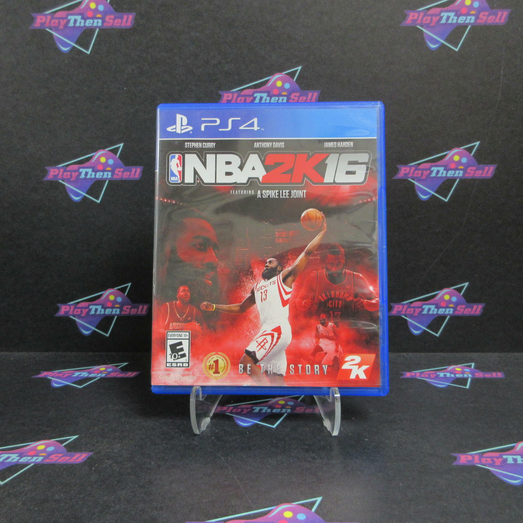 NBA 2K16 James Harden PS4 PlayStation 4 Complete - Very Good