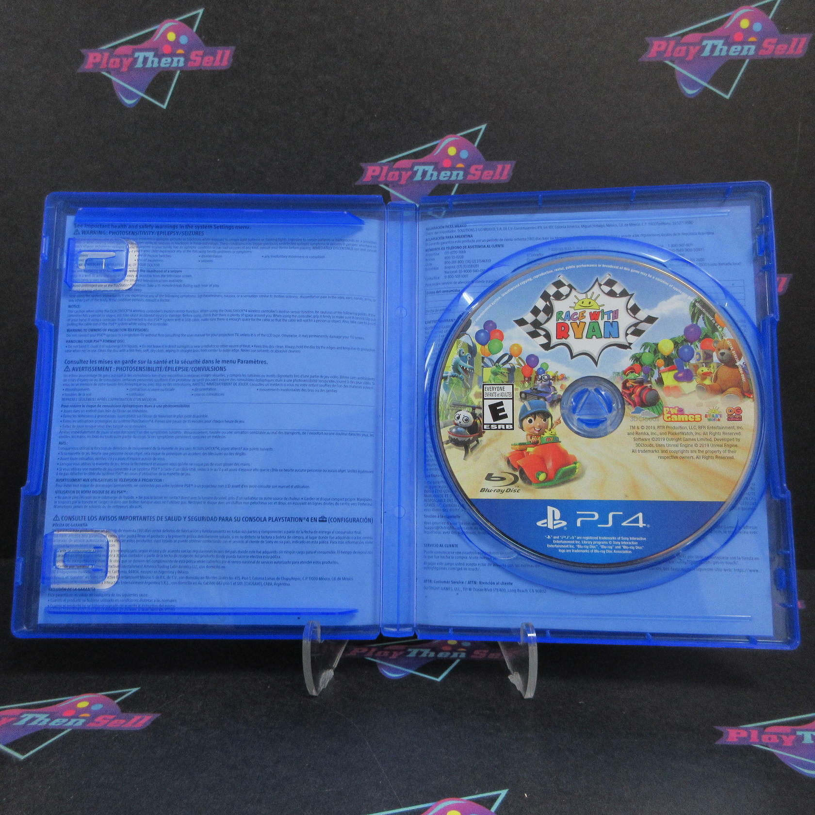 Race with Ryan PS4 PlayStation 4 Complete - Very Good