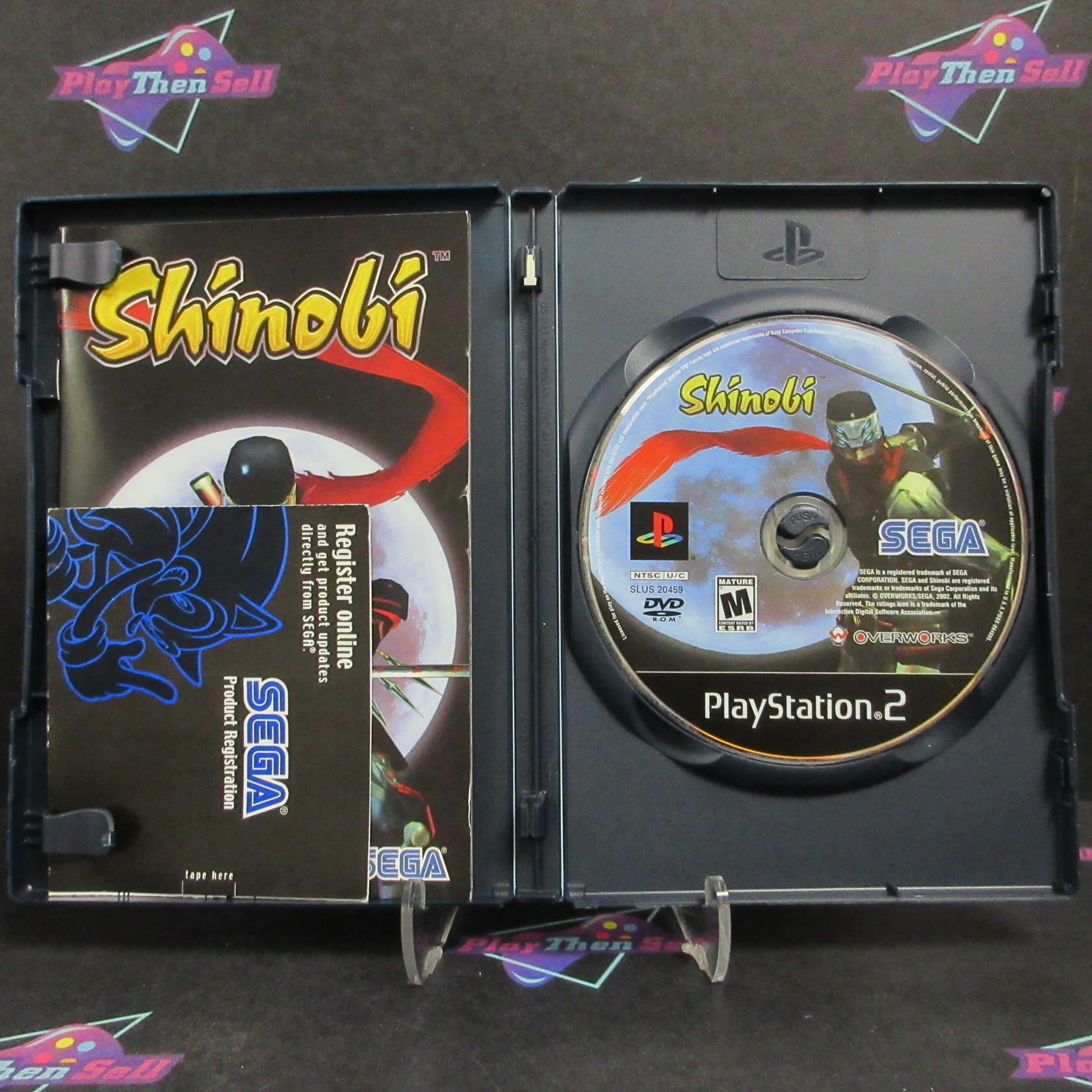 Shinobi PS2 PlayStation 2 + Reg Card Complete - Excellent