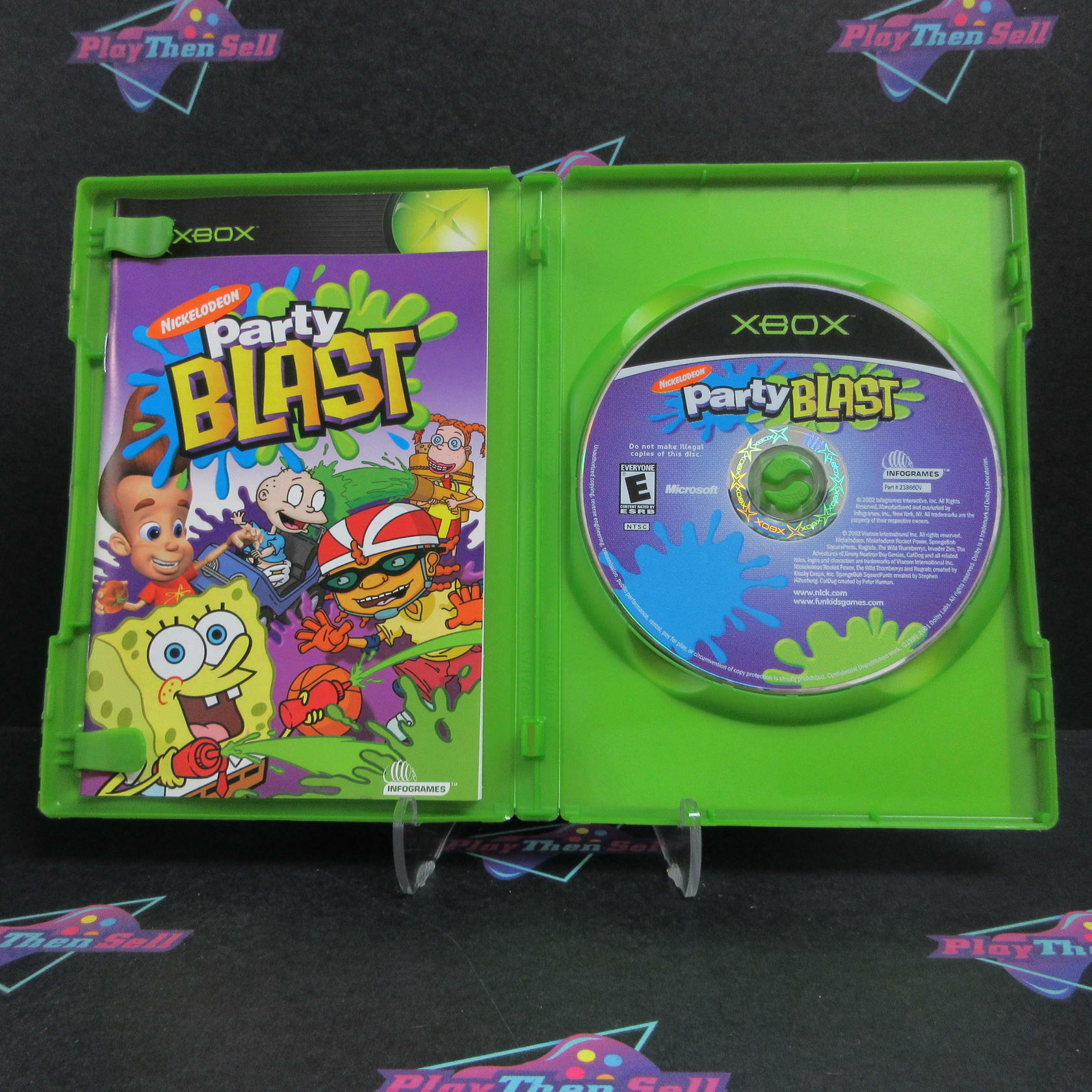 Nickelodeon Party Blast Xbox Complete - Excellent