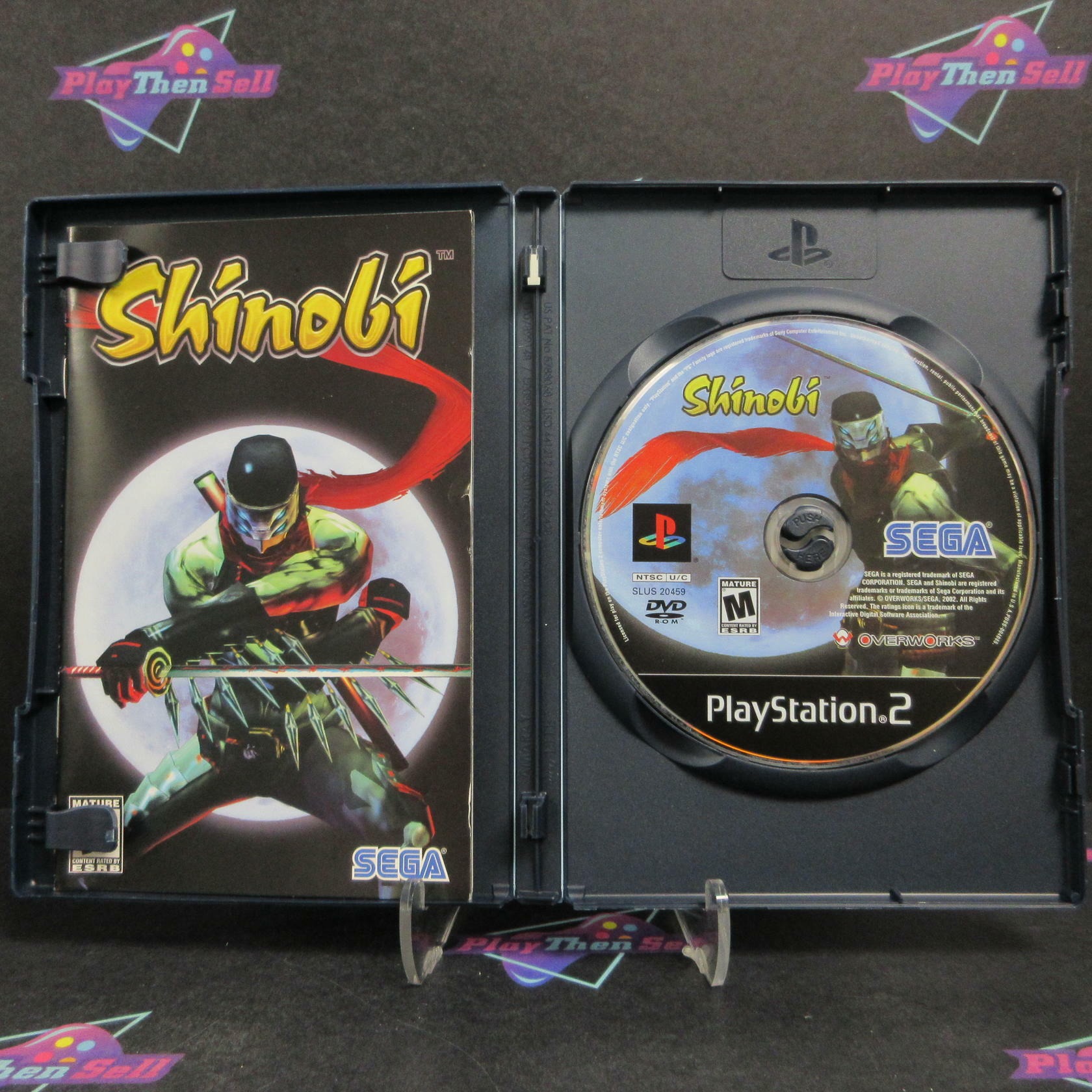 Shinobi PS2 PlayStation 2 + Reg Card Complete - Excellent