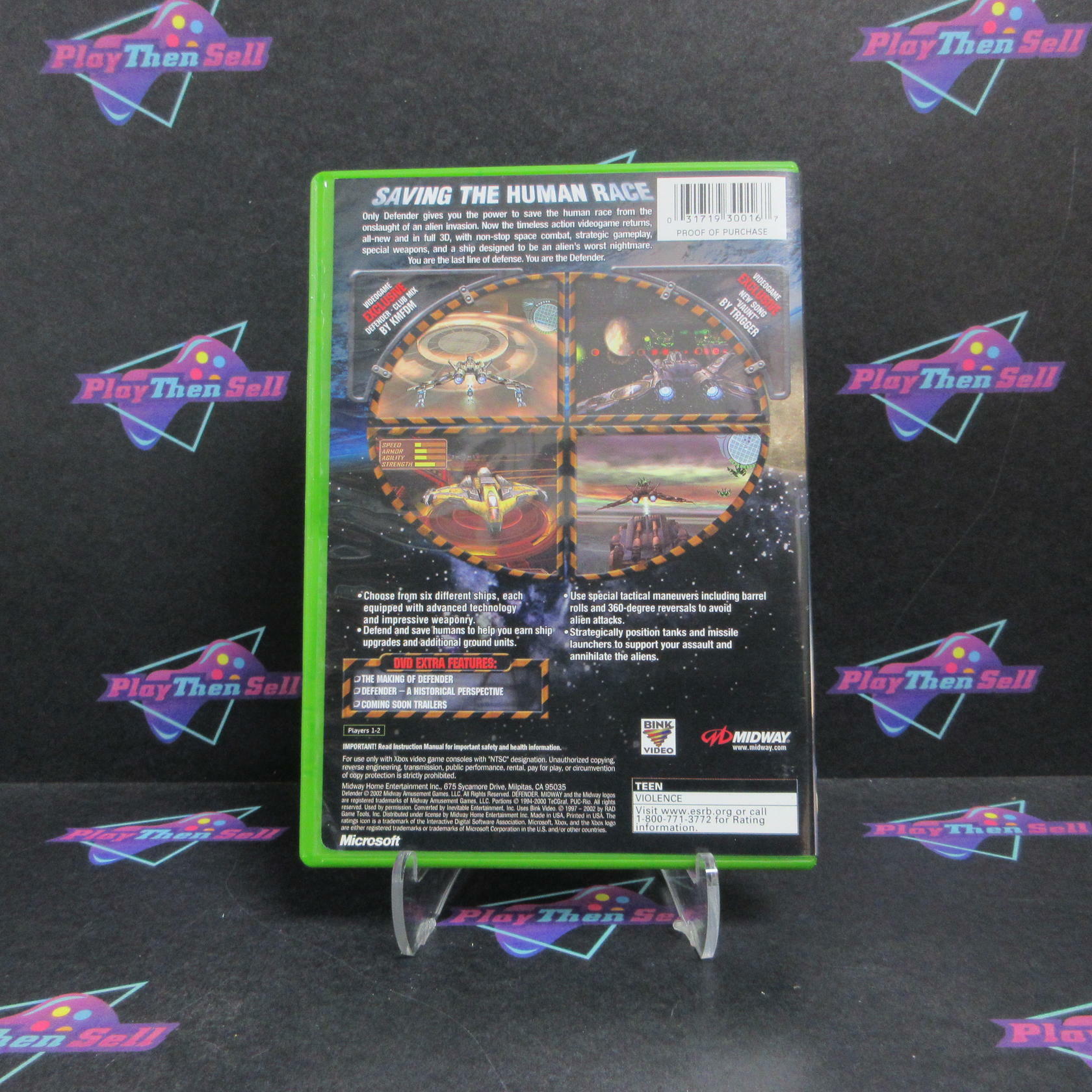 Defender Xbox + Reg Card Complete - Refurbished