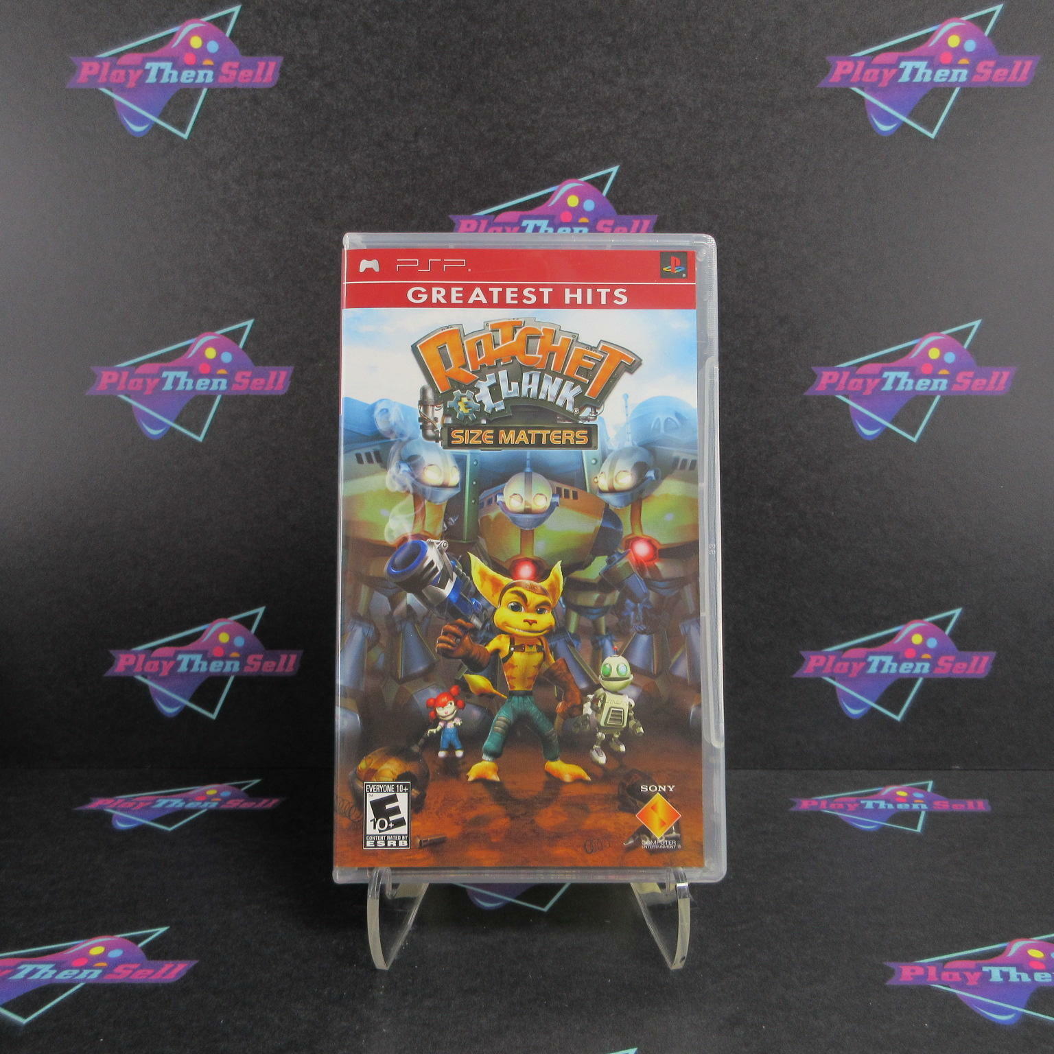 Ratchet & Clank Size Matters Sony PSP GH + Reg Card Complete - Refurbished