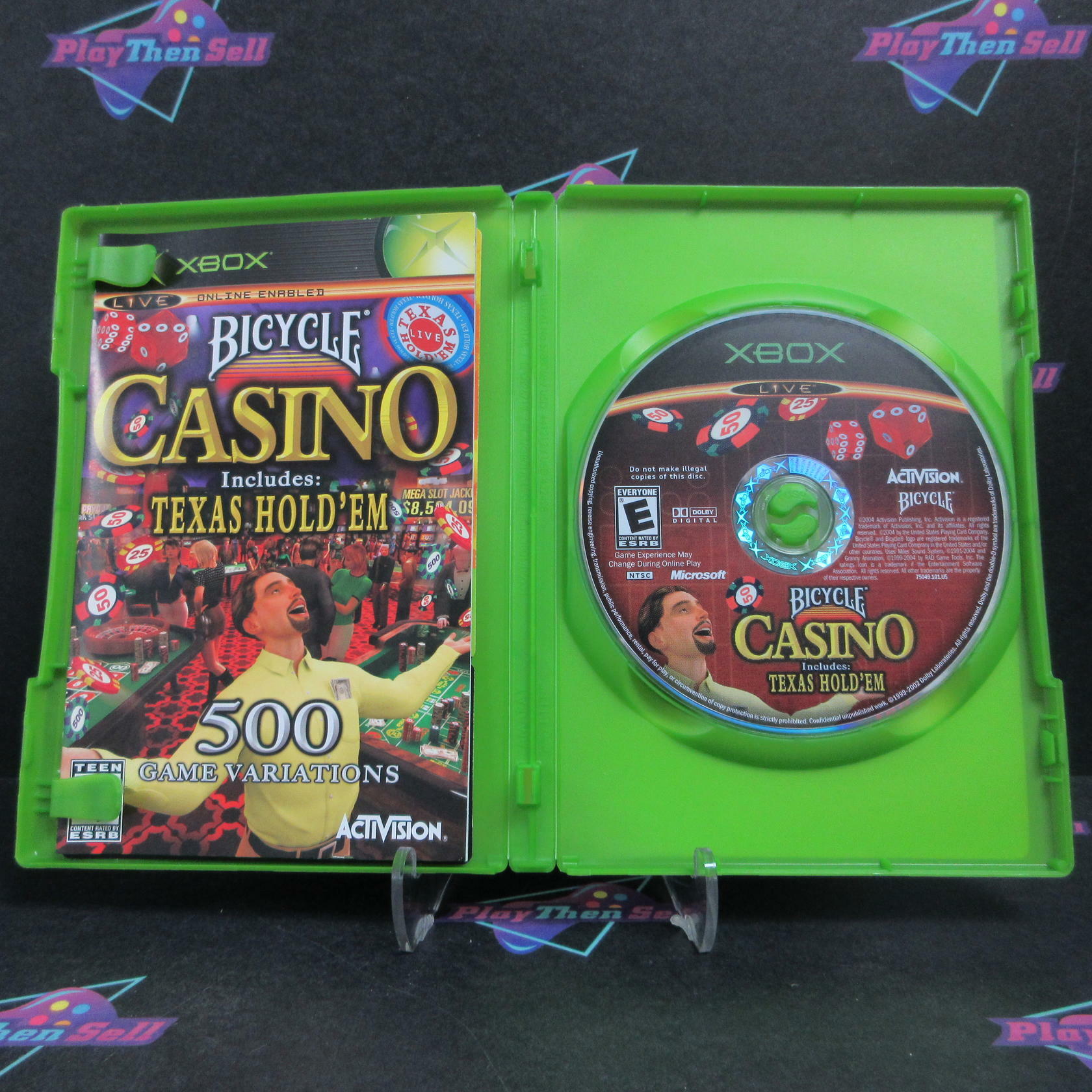 Bicycle Casino 2005 Xbox + Reg Card Complete - Excellent