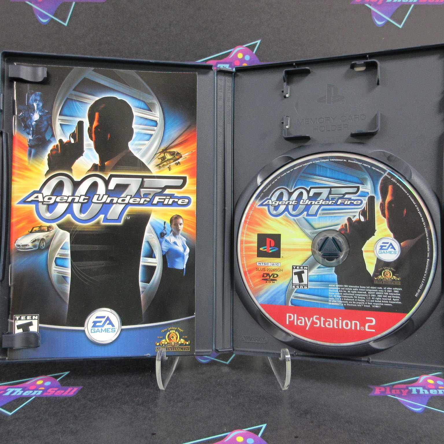 James Bond 007 Agent Under Fire GH PS2 PlayStation 2 Complete - Very Good