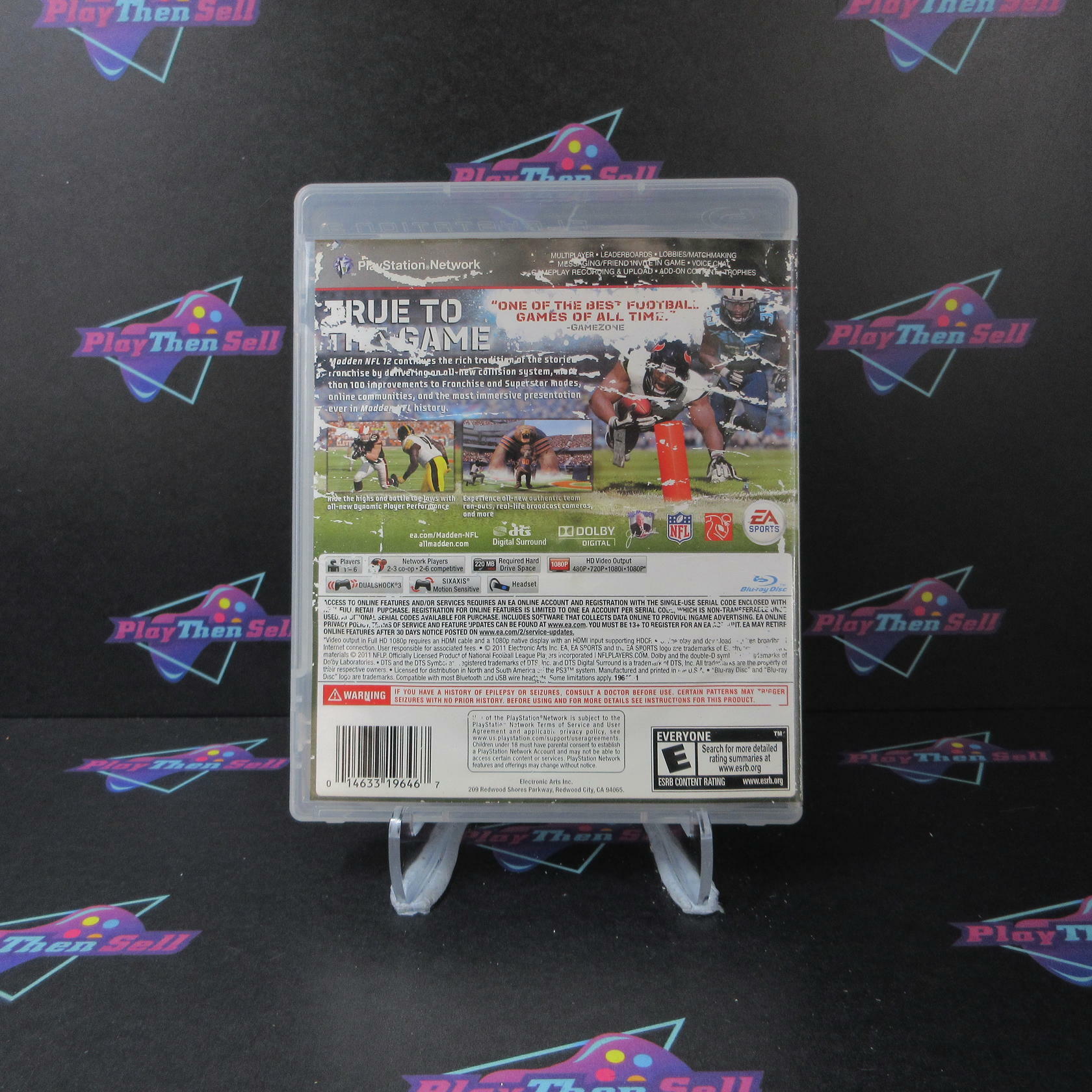 Madden NFL 12 PS3 PlayStation 3 Complete - Very Good