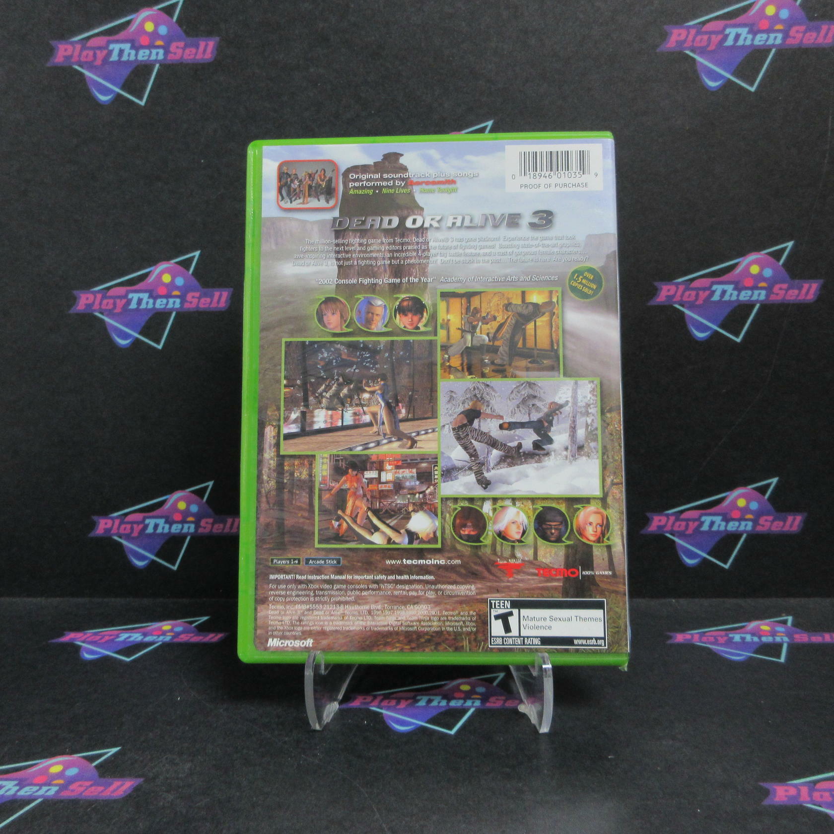 Dead Or Alive 3 Xbox Platinum Hits Complete - Excellent