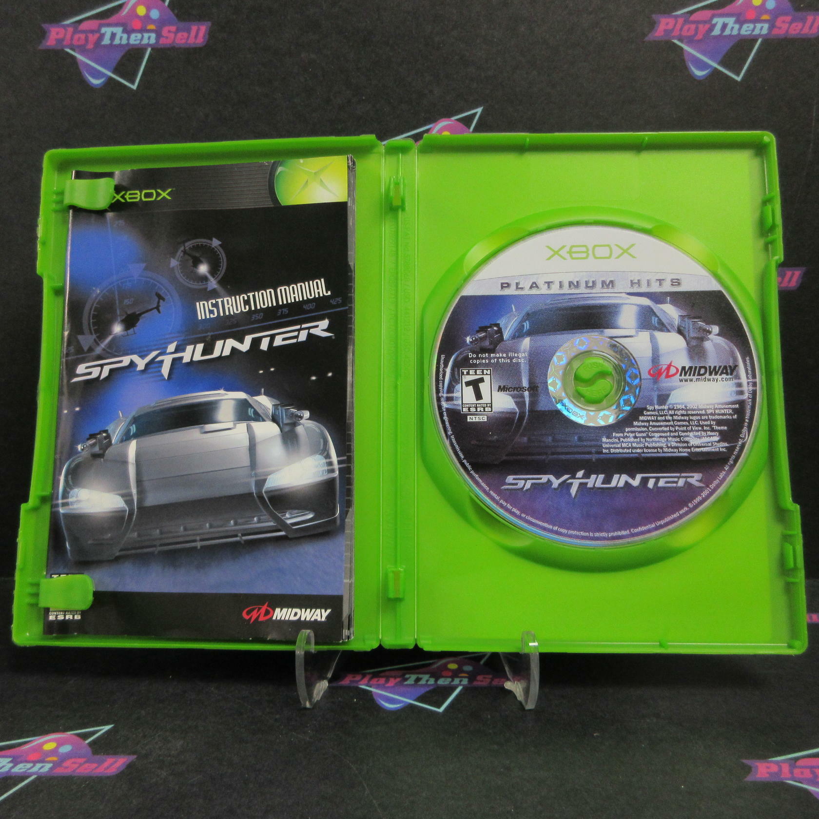 Spy Hunter Xbox PH + Reg Card Complete - Excellent