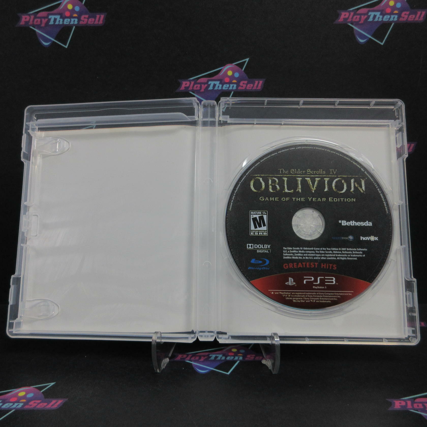 Elder Scrolls IV Oblivion GOTY PS3 PlayStation 3 GH - Very Good