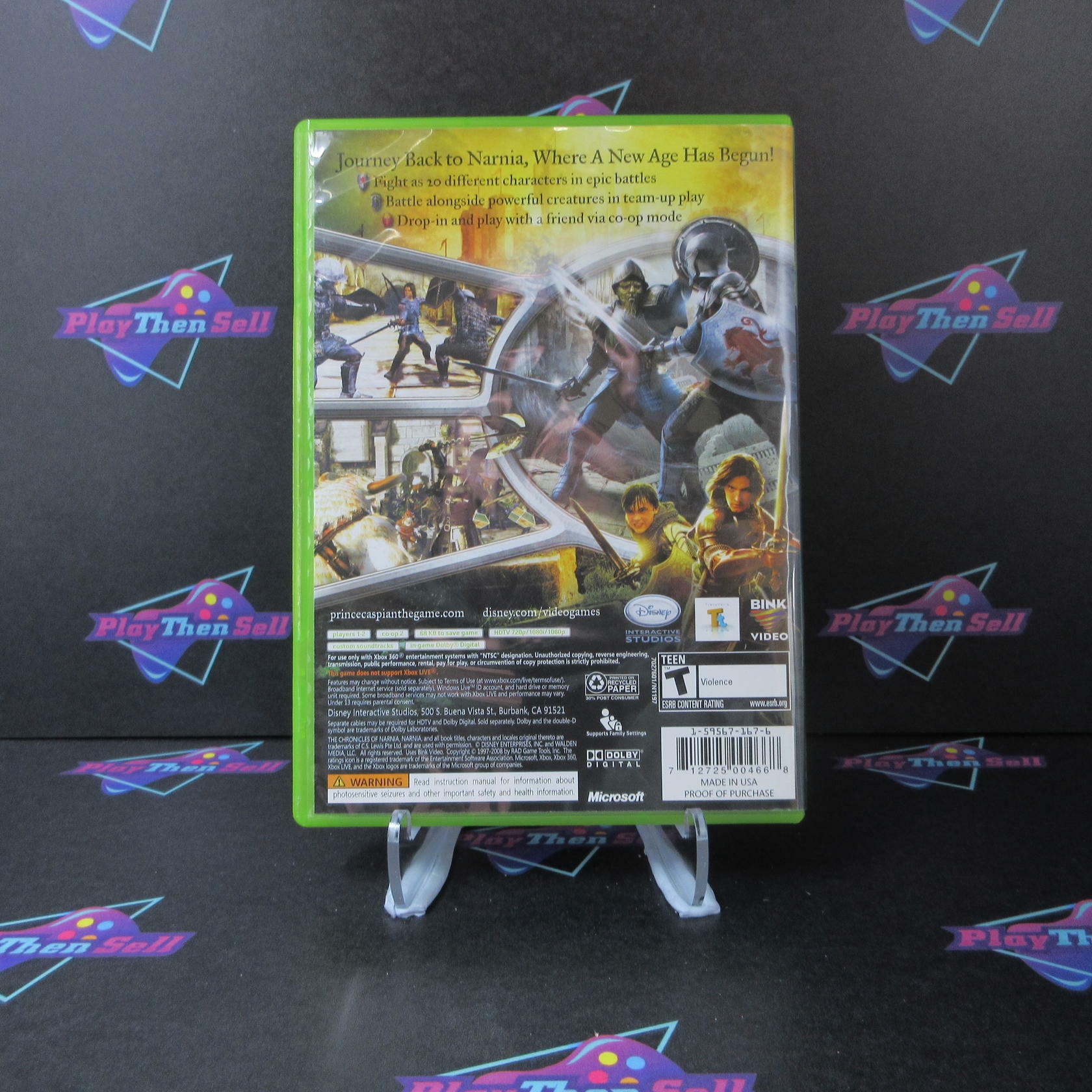 The Chronicles of Narnia Prince Caspian Xbox 360 Complete - Excellent
