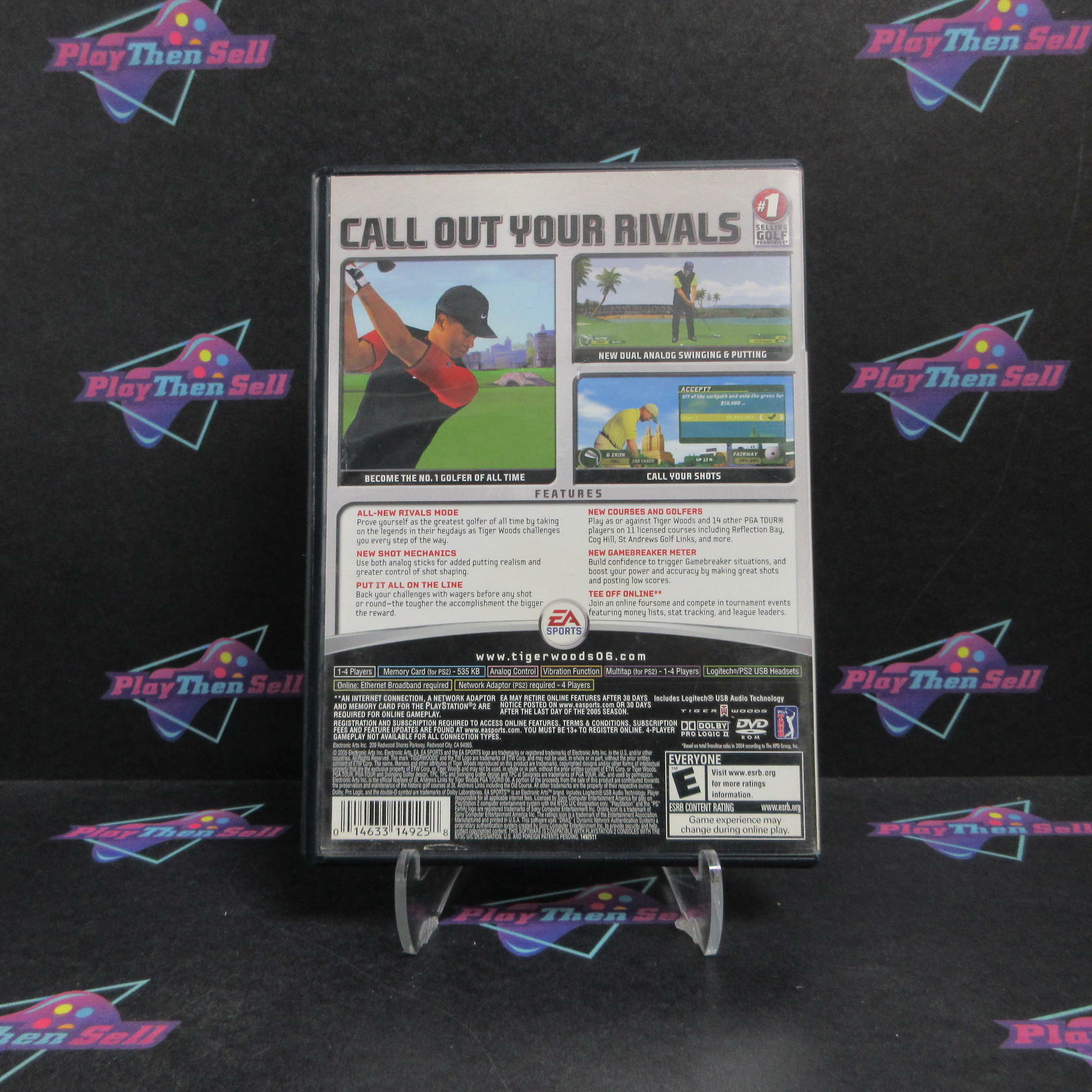 Tiger Woods PGA Tour 2006 PS2 PlayStation 2 - Very Good