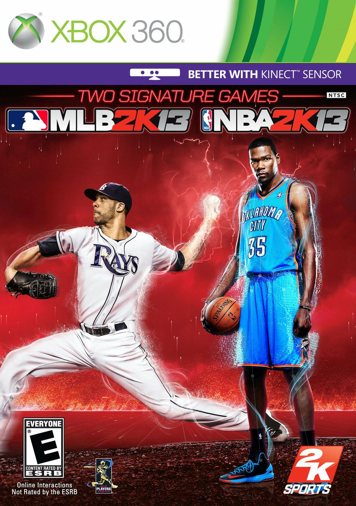 2K Sports Combo Pack MLB 2K13 / NBA 2K13 Xbox 360 - Very Good