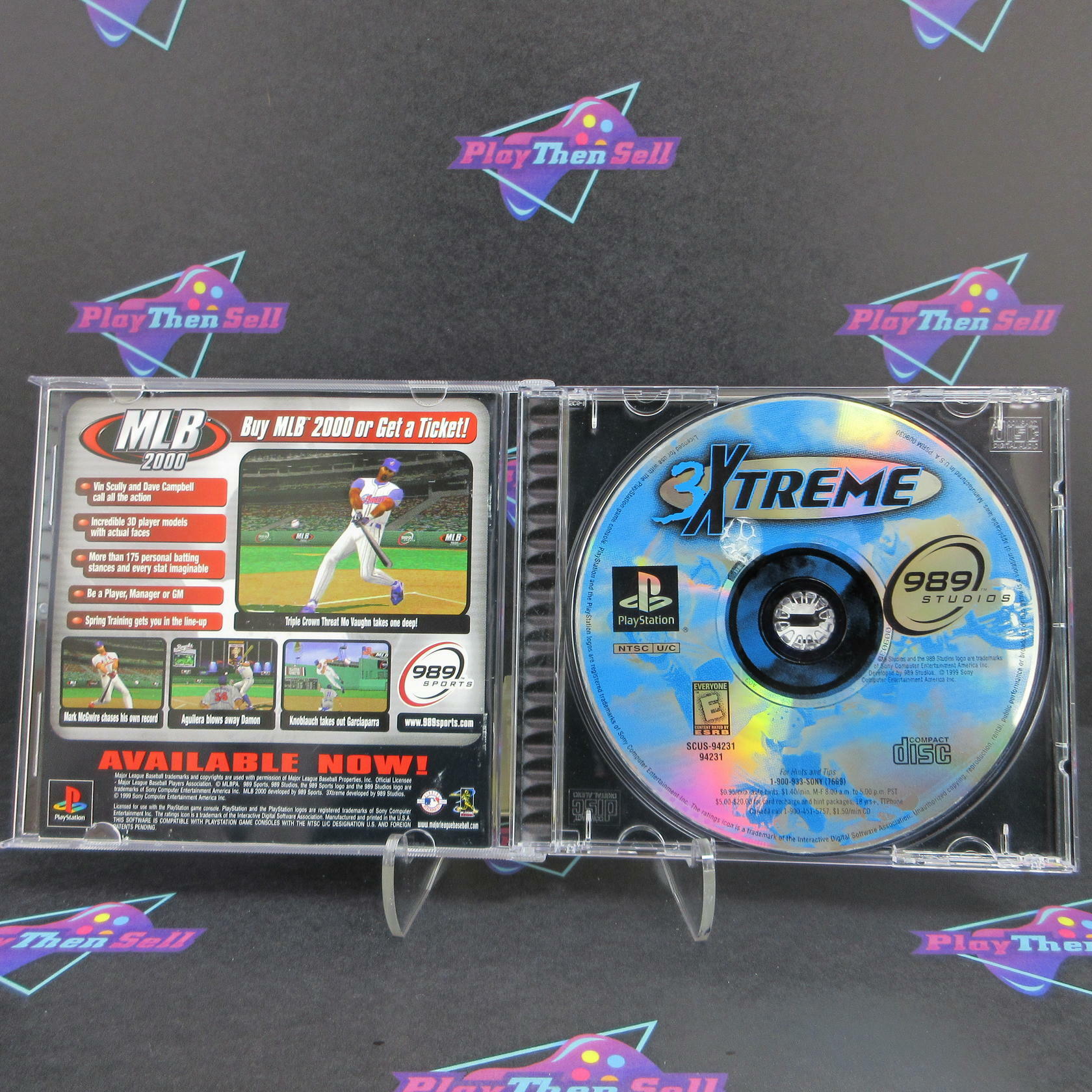 3 Xtreme PS1 PlayStation 1 + Reg Card Complete - Refurbished