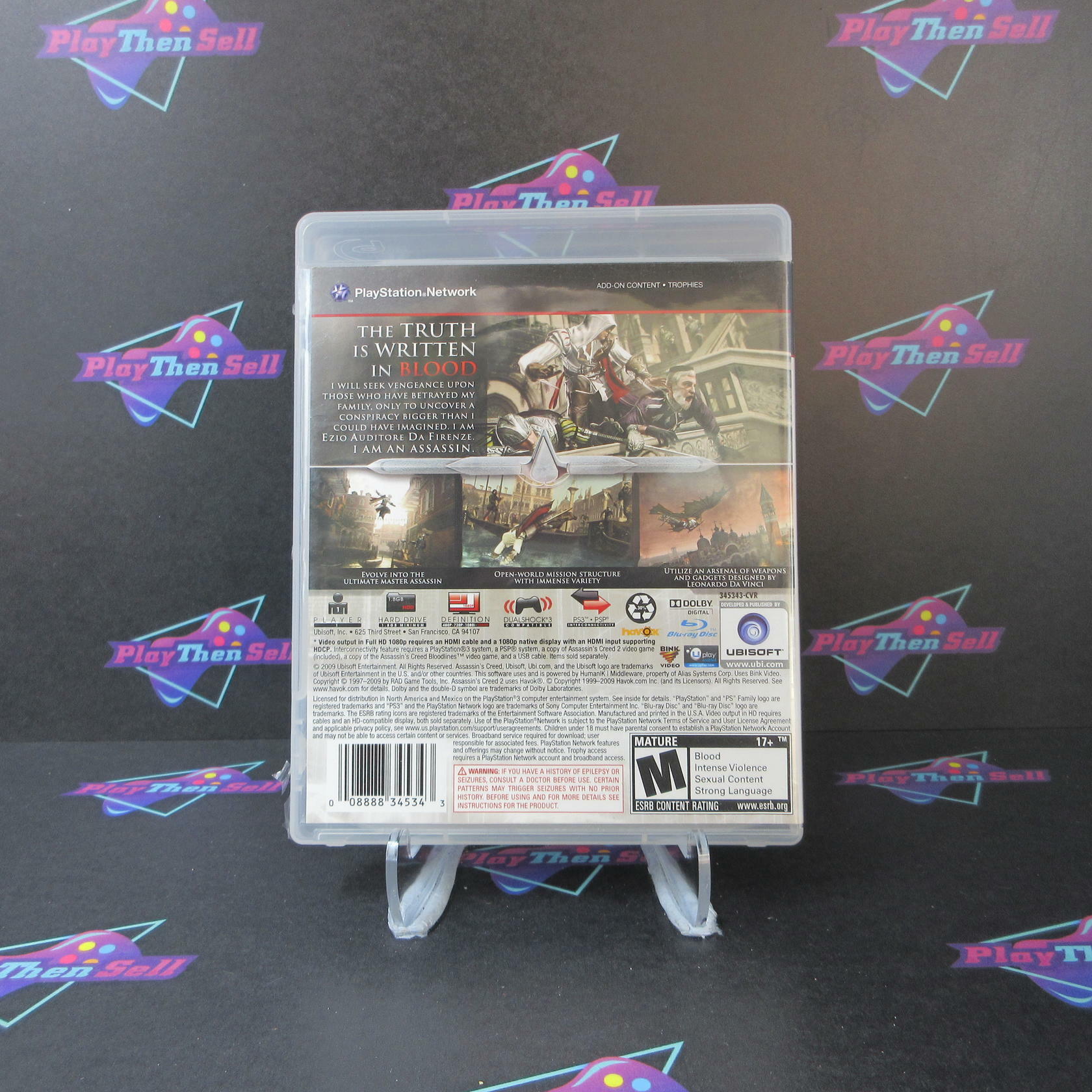 Assassin's Creed II PS3 PlayStation 3 - Very Good