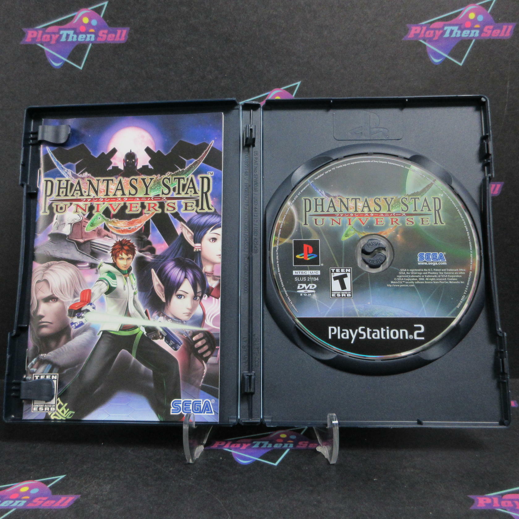 Phantasy Star Universe PS2 PlayStation 2 Complete
