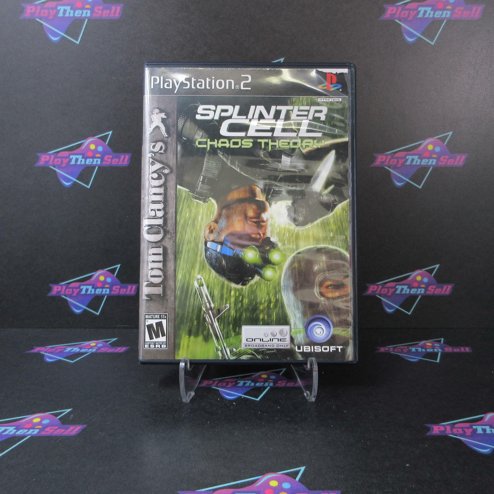 Tom Clancy's Splinter Cell Chaos Theory PS2 + Reg Card Complete - Very Good