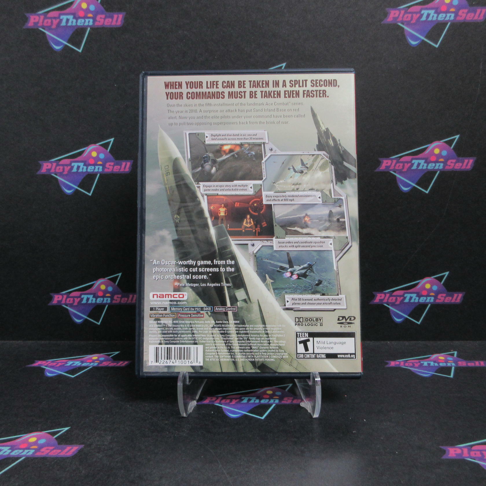 Ace Combat 5 The Unsung War PS2 PlayStation 2 GH Complete - Very Good