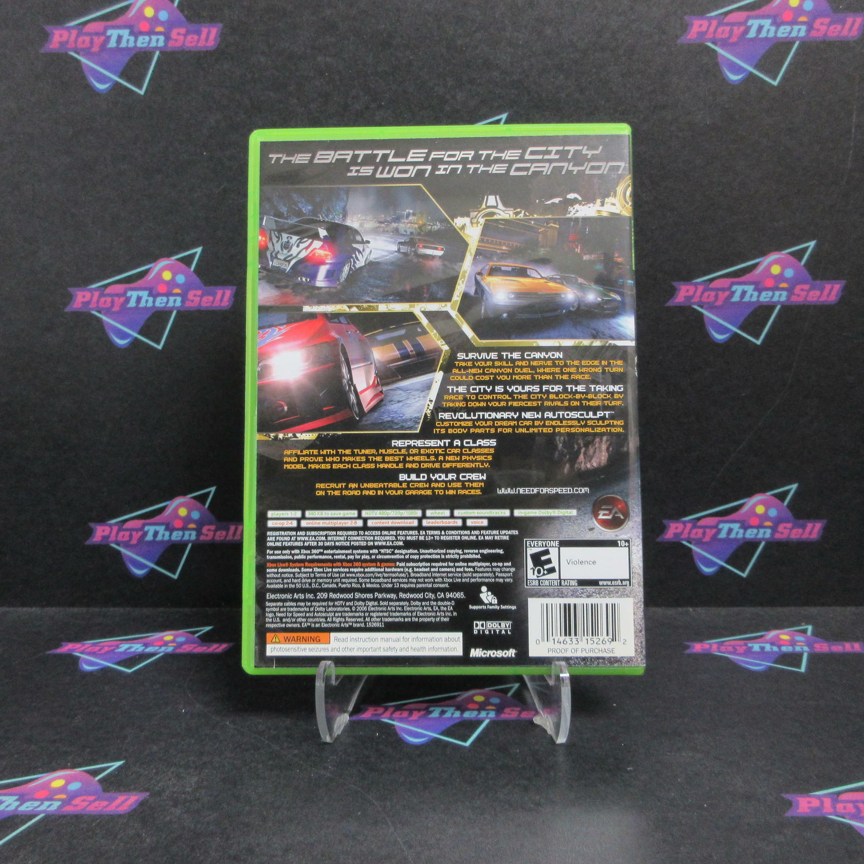 Need for Speed Carbon Xbox 360 Complete - Very Good