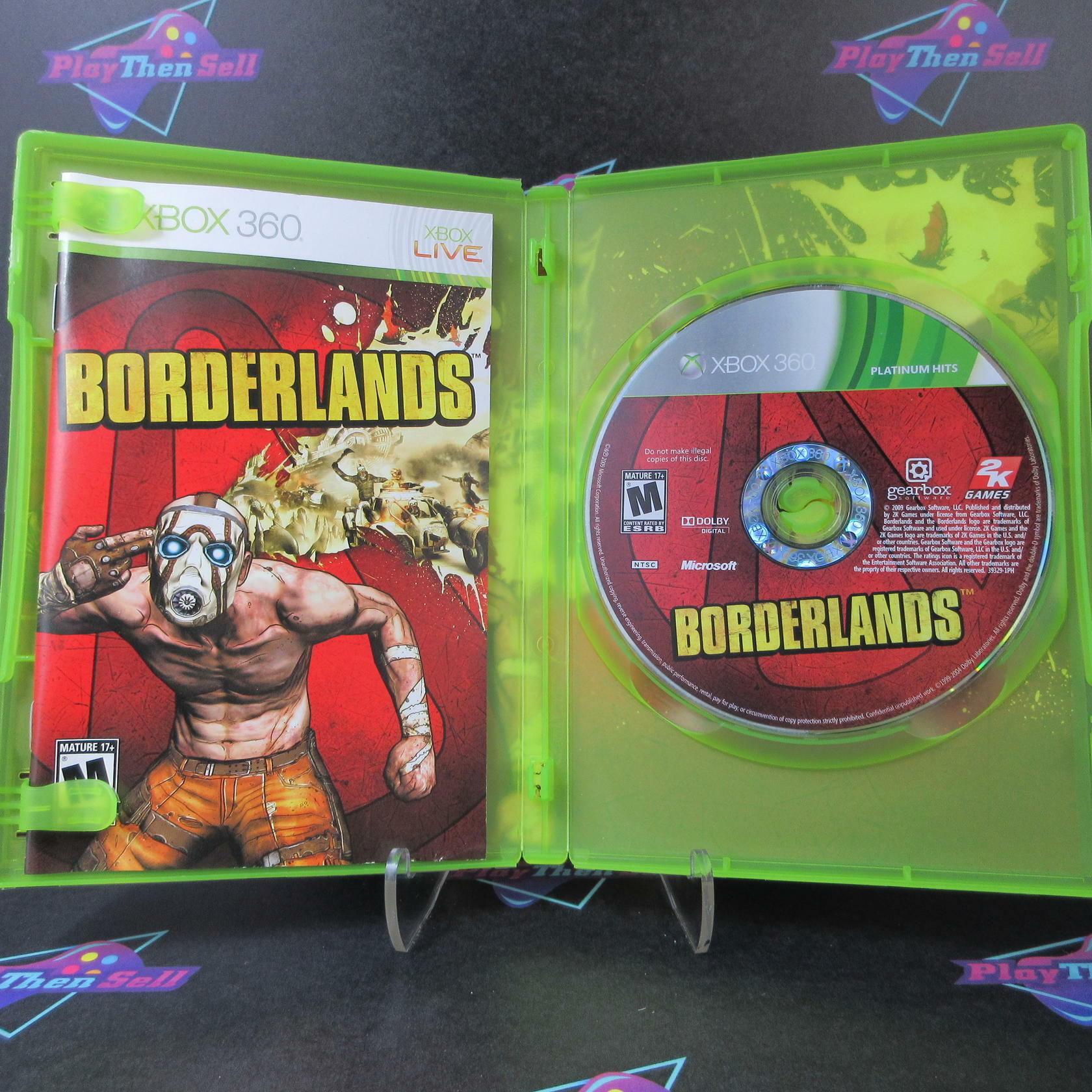 Borderlands Xbox 360 Platinum Hits Complete - Very Good
