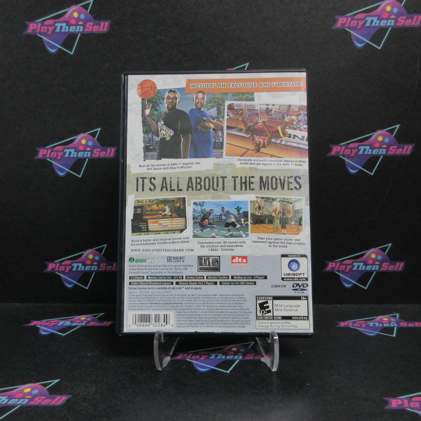 AND 1 Streetball PS2 PlayStation 2 Complete - Very Good
