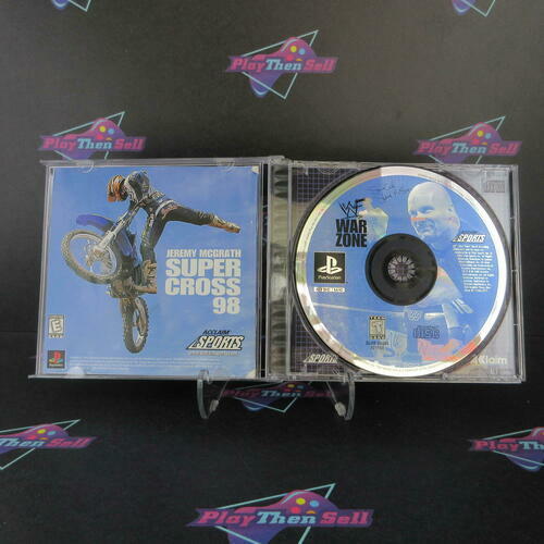 WWF Warzone PS1 PlayStation 1 Complete - Very Good