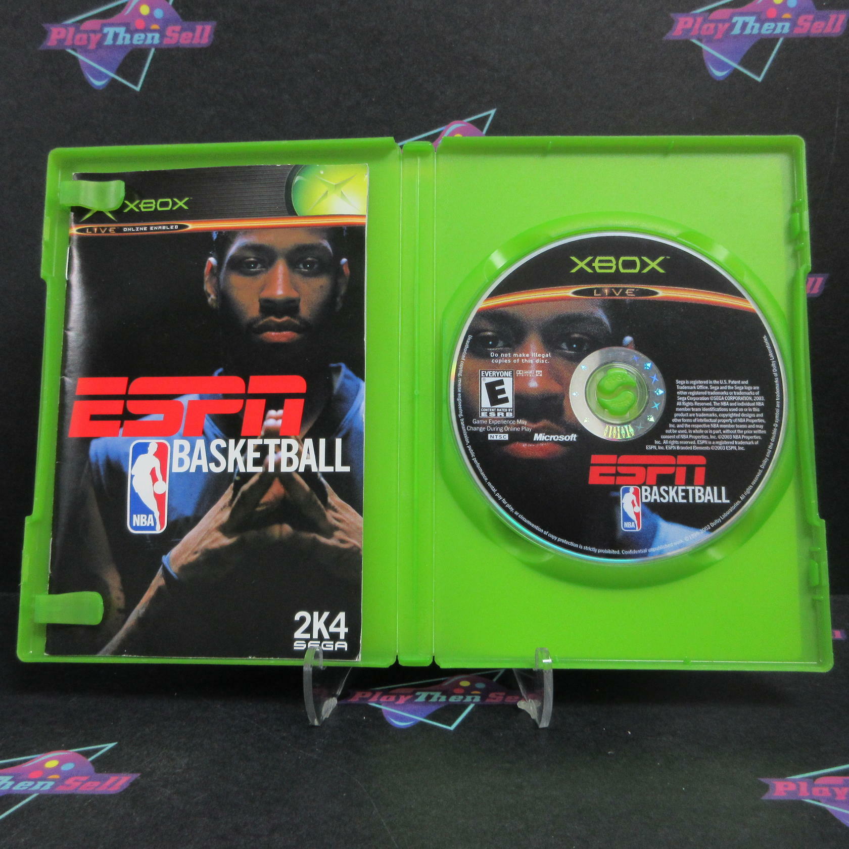 ESPN NBA Basketball 2k4 Xbox Complete - Very Good