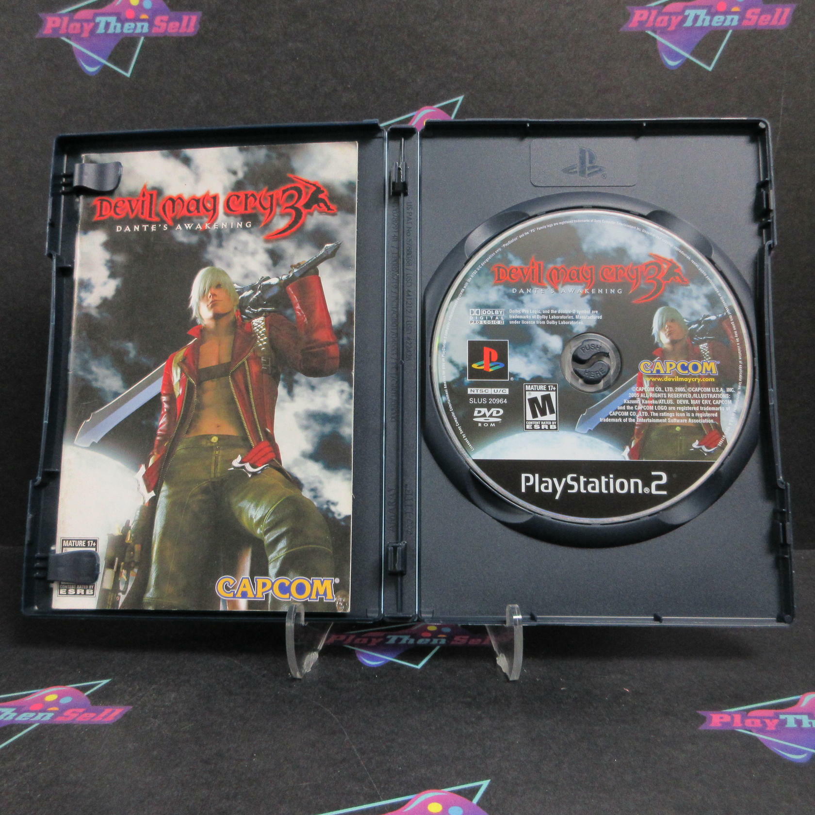 Devil May Cry 3 Dantes Awakening PS2 PlayStation 2 Complete - Very Good