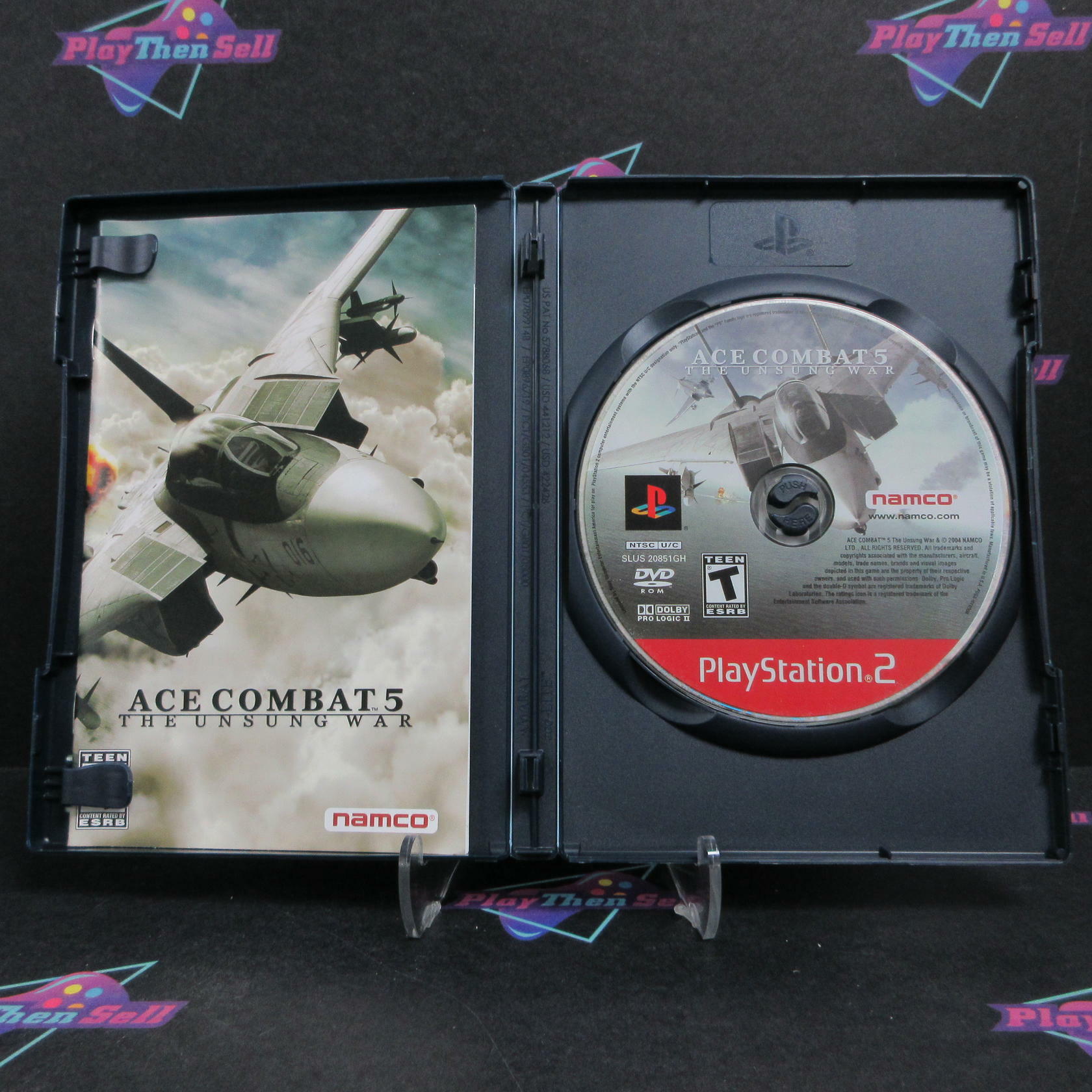 Ace Combat 5 The Unsung War PS2 PlayStation 2 GH Complete - Very Good