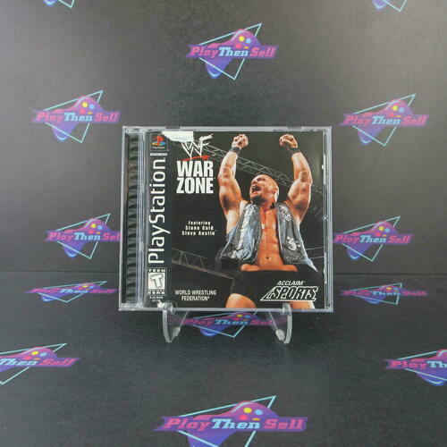 WWF Warzone PS1 PlayStation 1 Complete - Very Good