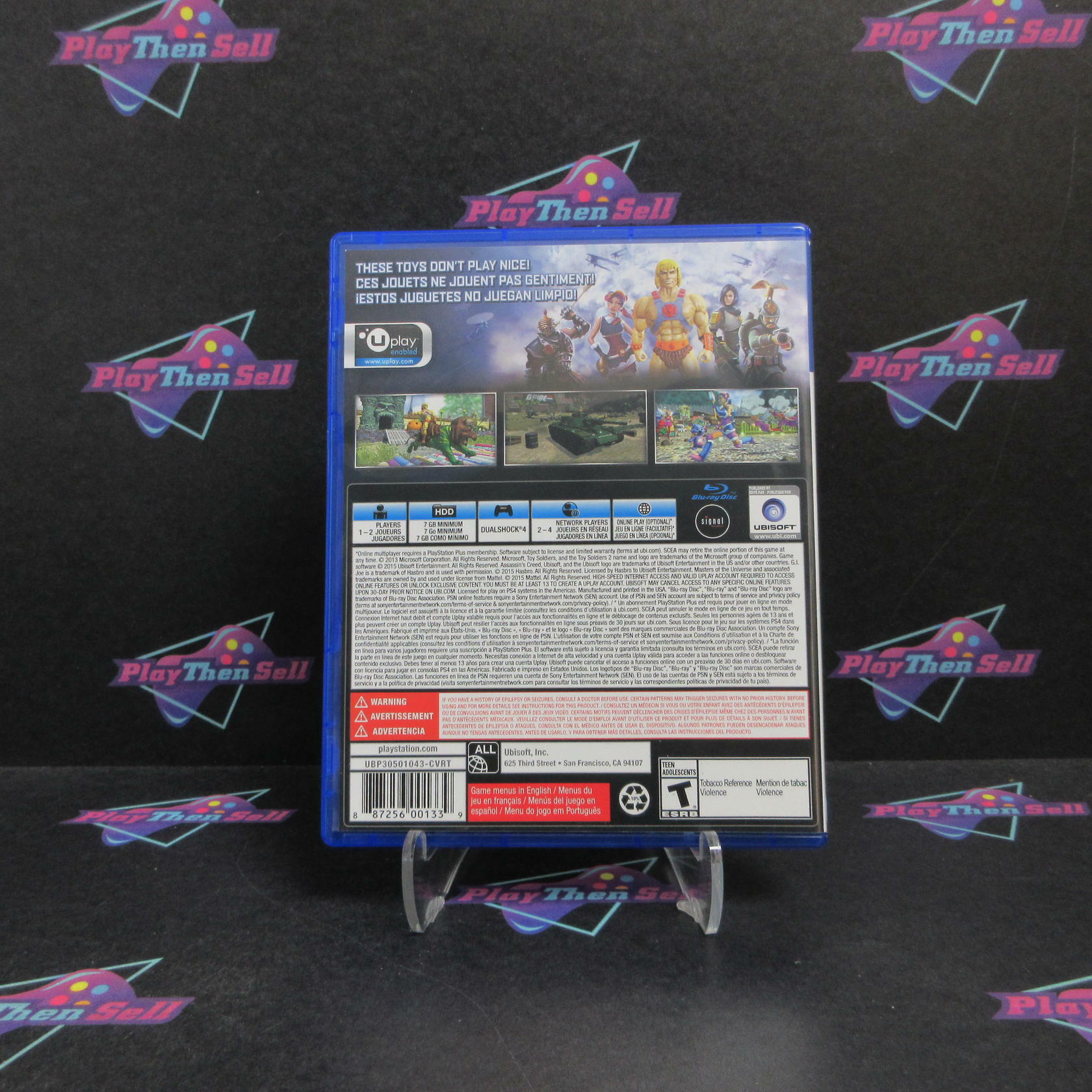 Toy Soldiers War Chest Hall of Fame Edition PS4 PlayStation 4 CIB - Refurbished