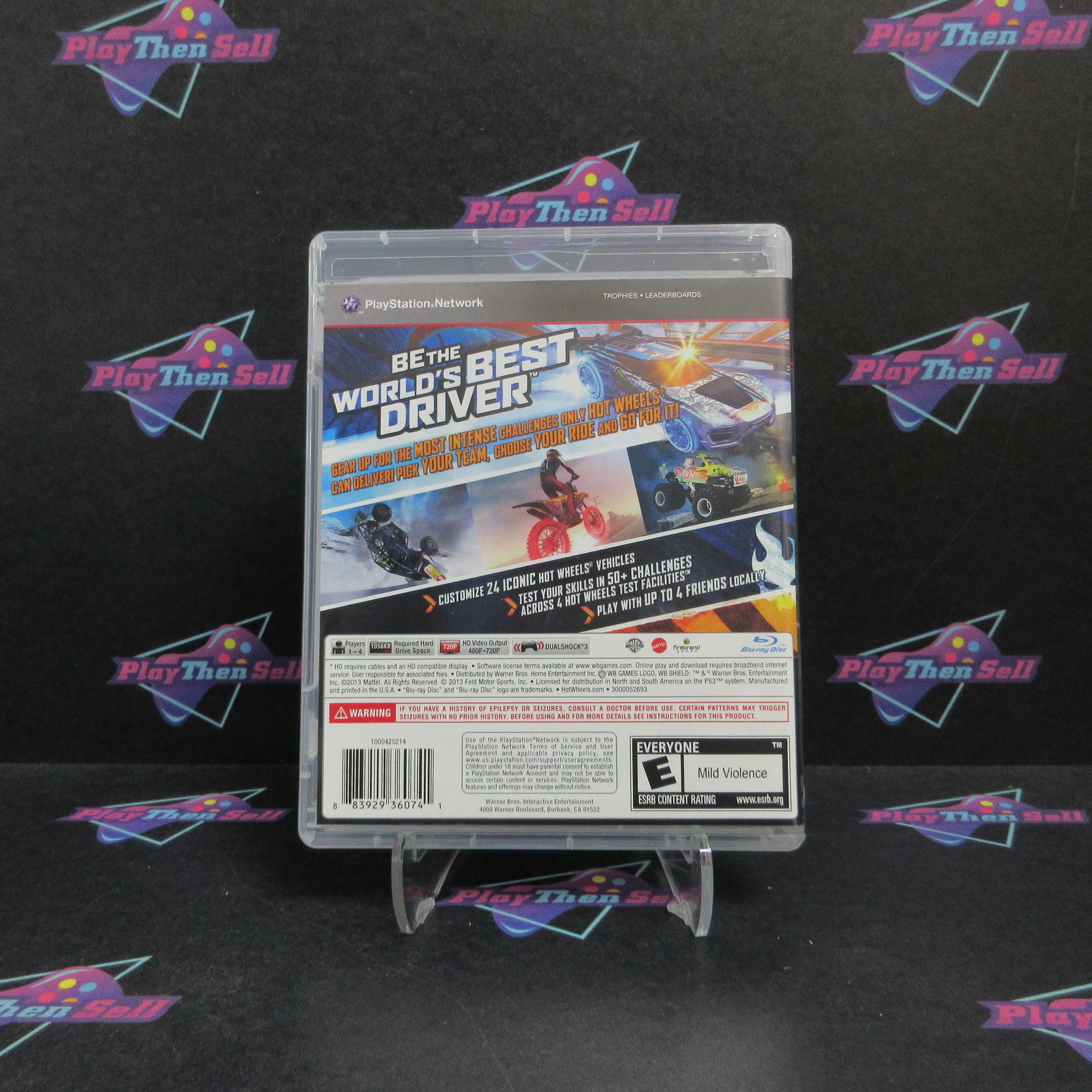 Hot Wheels World's Best Driver PS3 PlayStation 3 Complete - Excellent