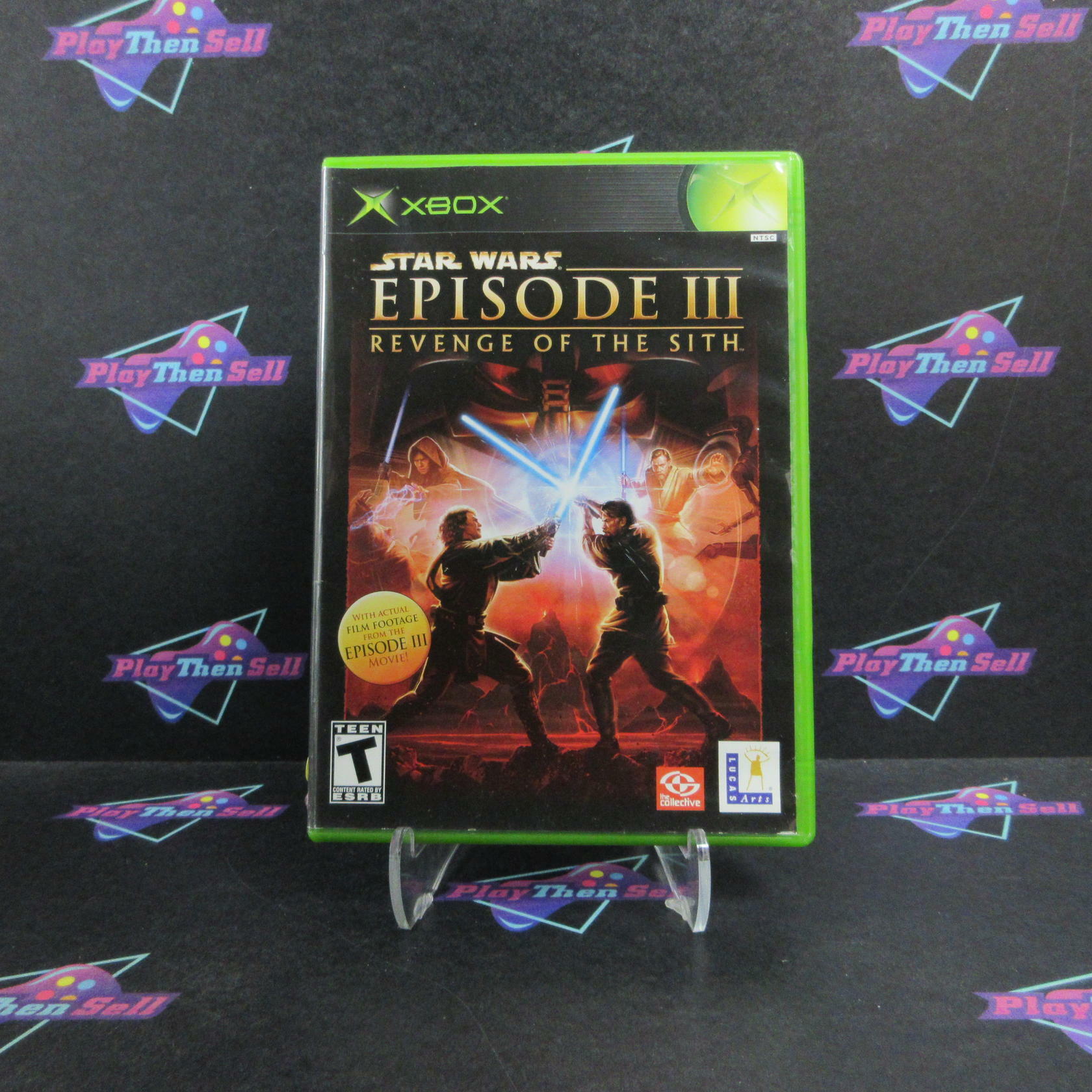 Star Wars Episode III Revenge of the Sith Xbox + Reg Card Complete - Very Good