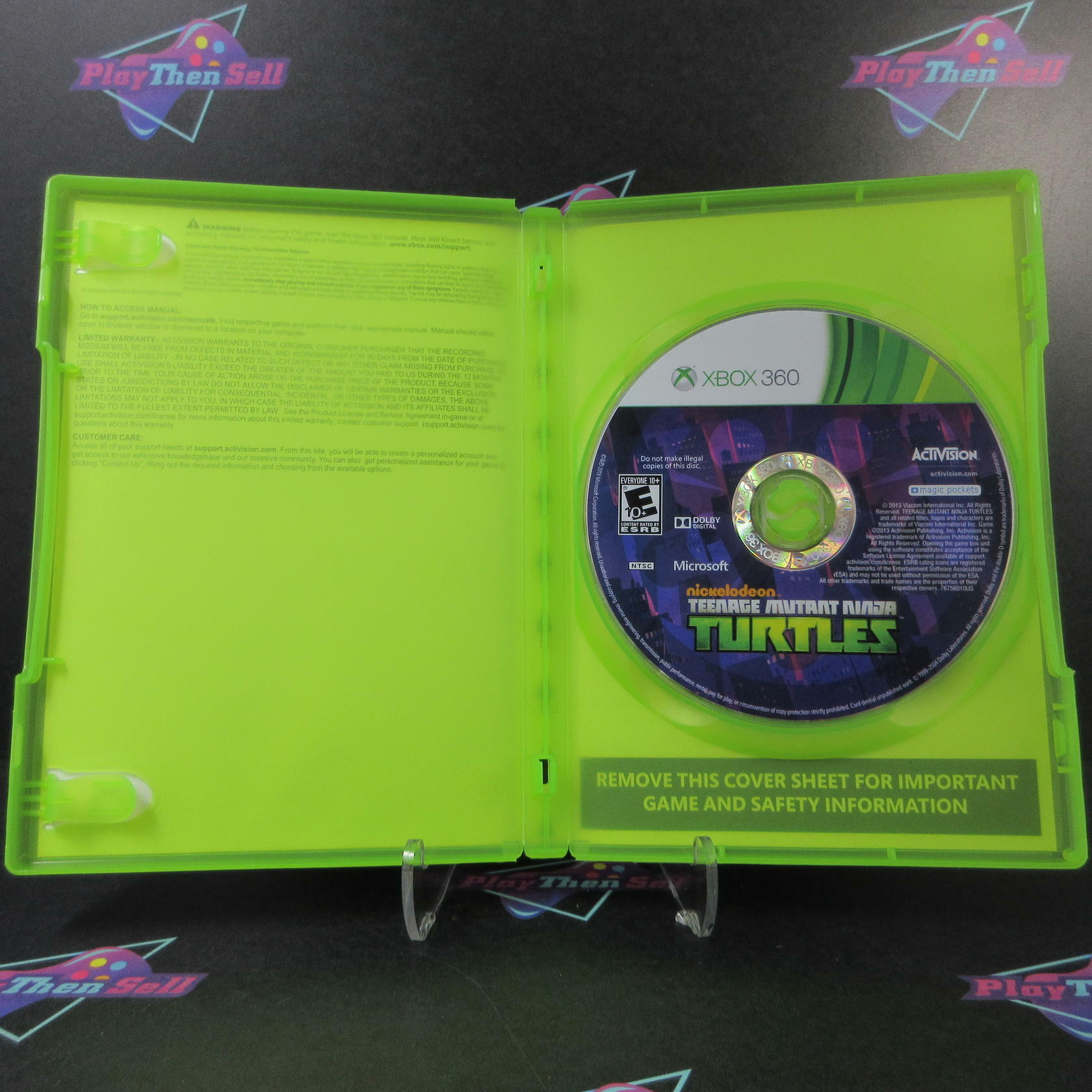 Nickelodeon Teenage Mutant Ninja Turtles Xbox 360 Complete - Excellent