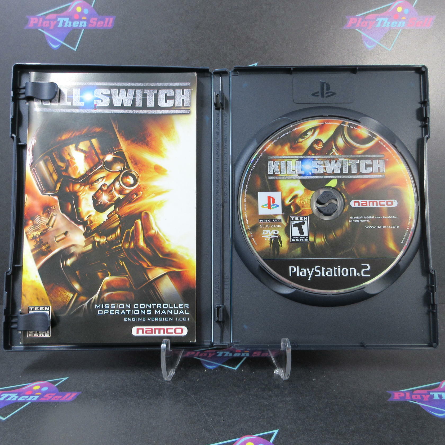 Kill Switch PS2 PlayStation 2 Complete - Very Good