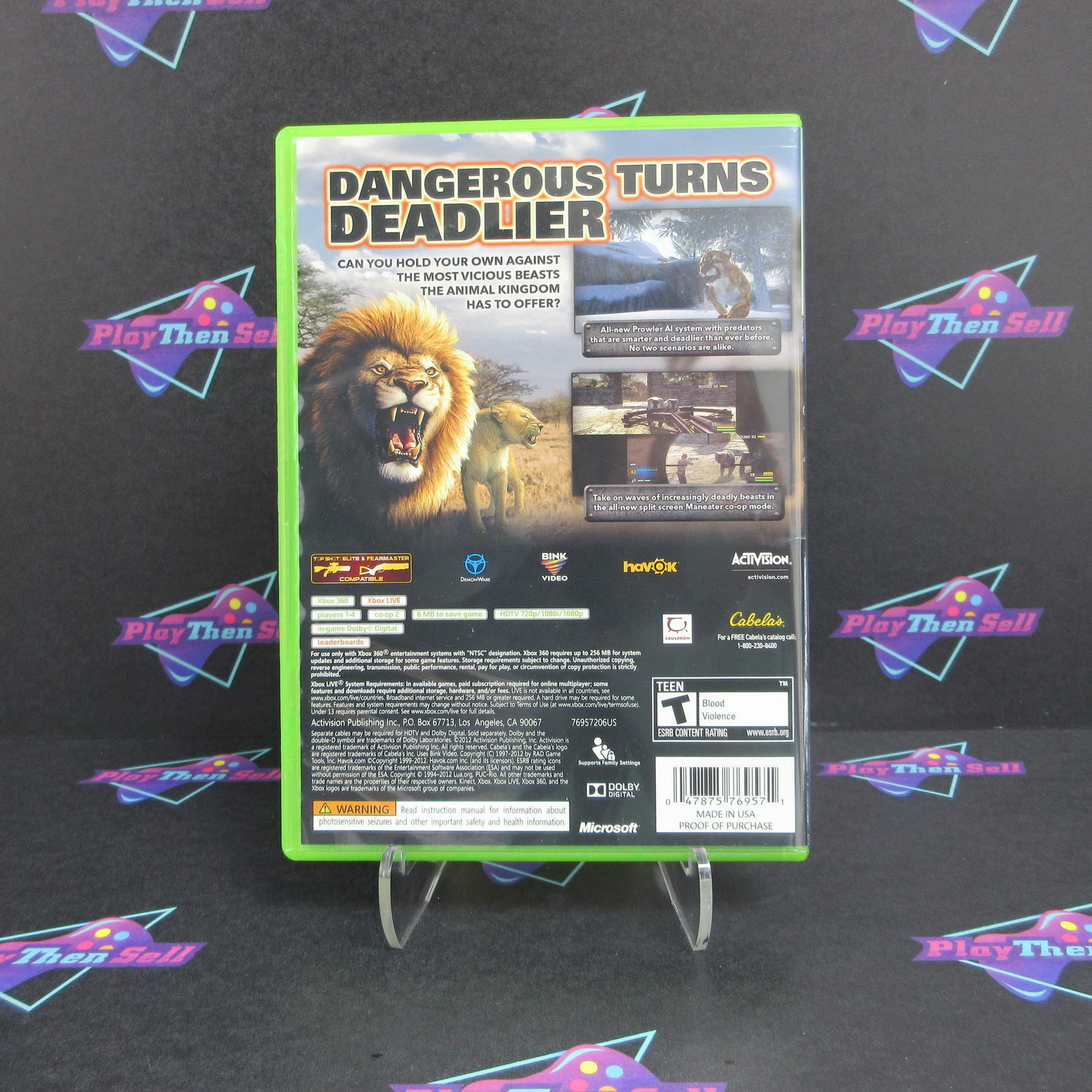 Cabela's Dangerous Hunts 2013 Xbox 360 Complete - Excellent
