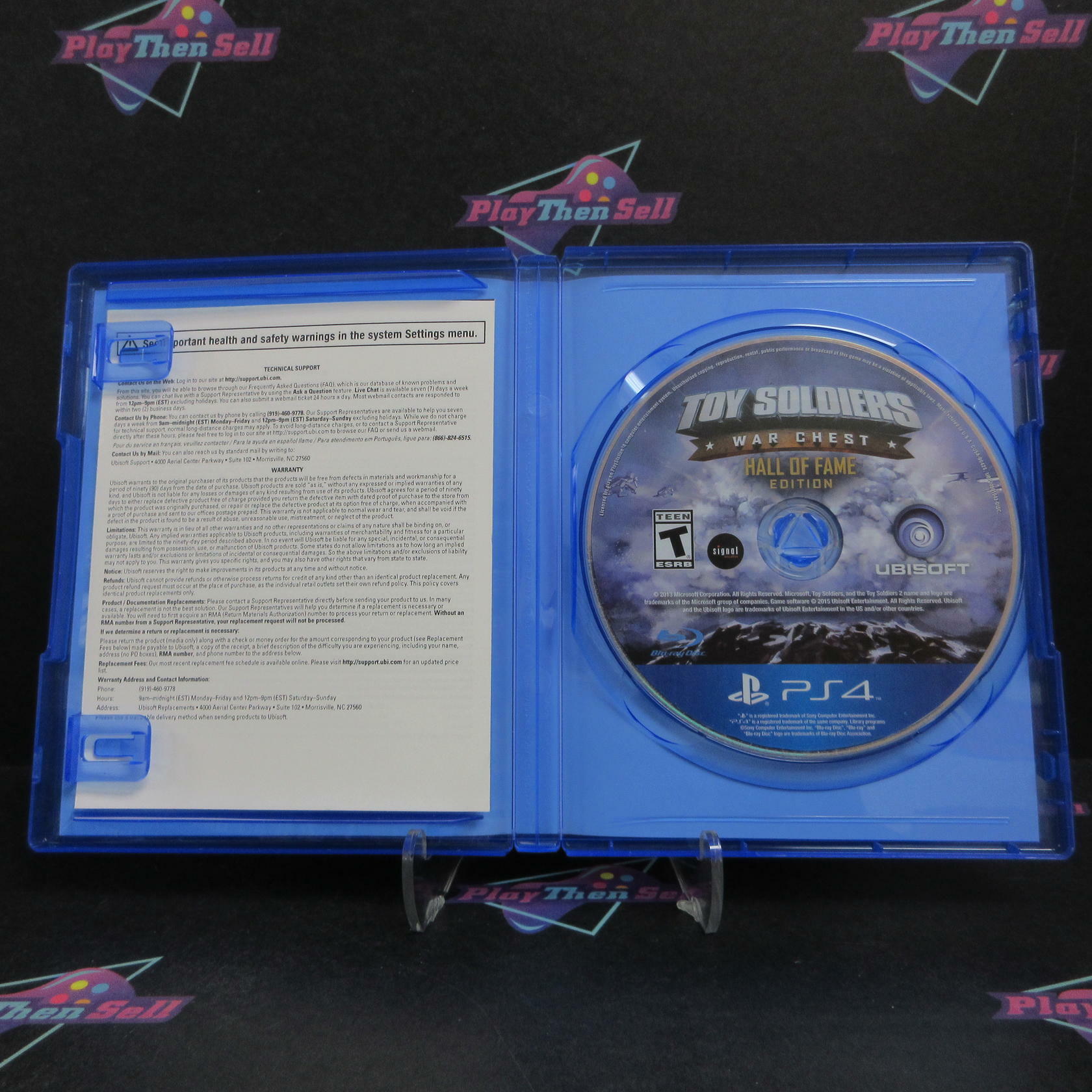 Toy Soldiers War Chest Hall of Fame Edition PS4 PlayStation 4 CIB - Refurbished