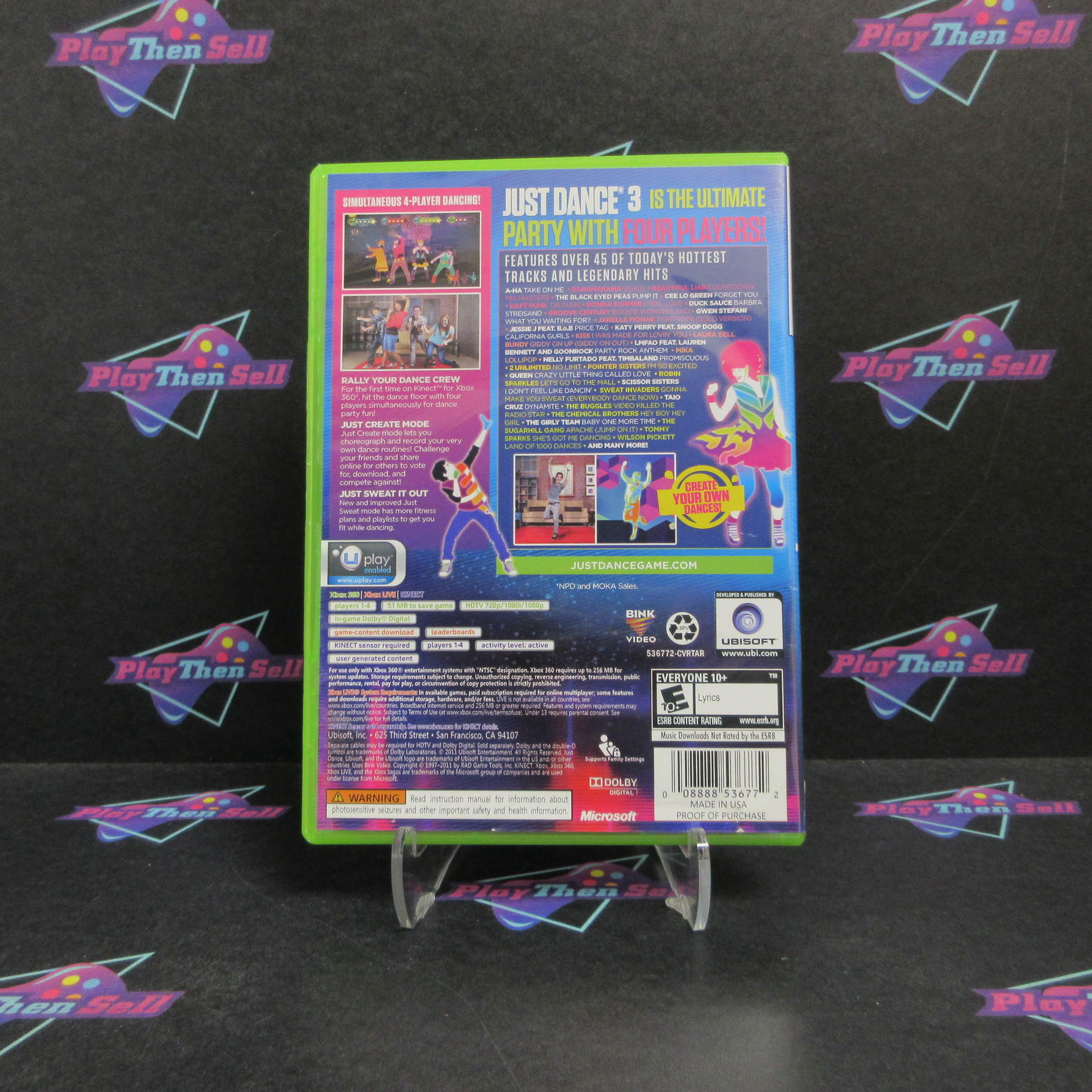 Just Dance 3 Target Exclusive Edition Xbox 360 Complete - Excellent