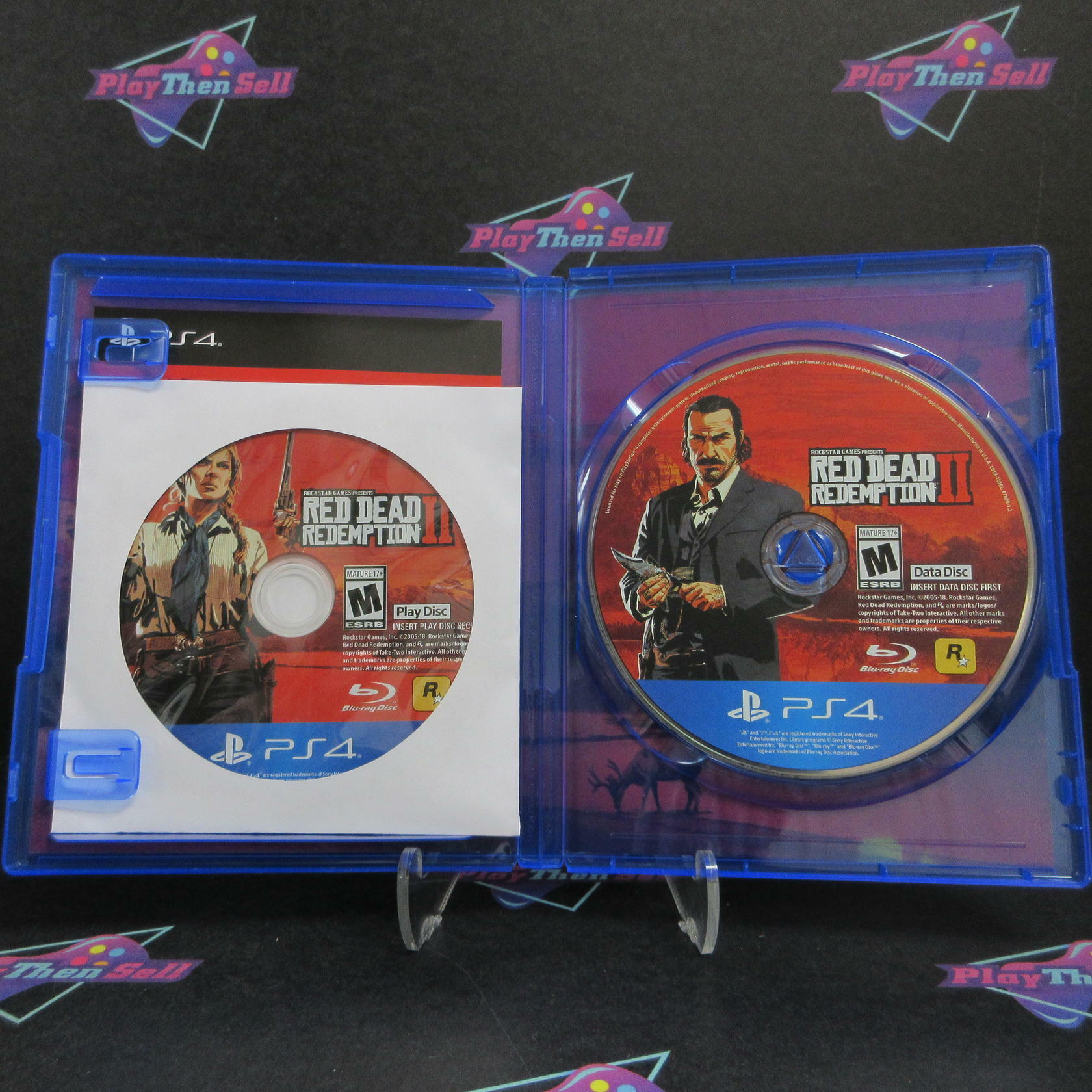 Red Dead Redemption 2 PS4 PlayStation 4 + Map Complete - Very Good