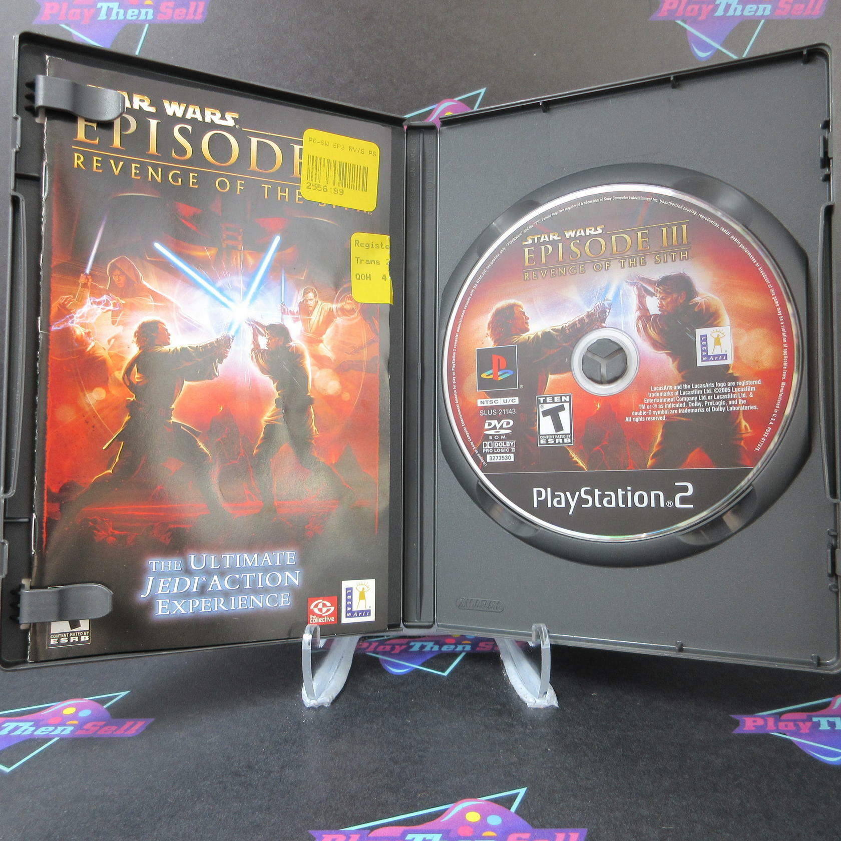 Star Wars Episode III Revenge of the Sith PS2 + Reg Card Complete - Very Good