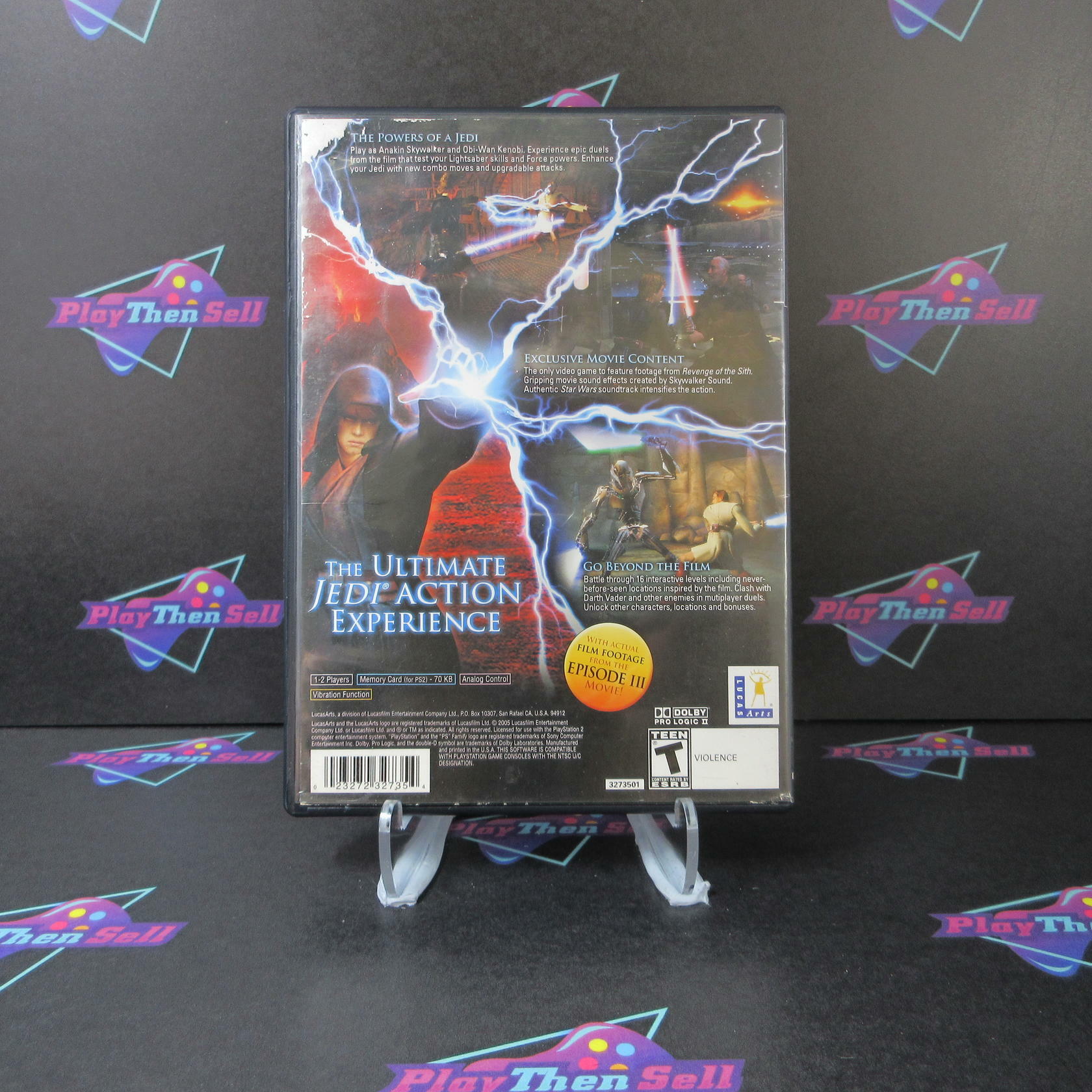 Star Wars Episode III Revenge of the Sith PS2 + Reg Card Complete - Very Good