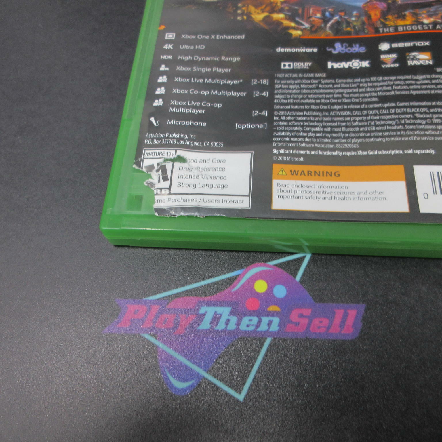 Call of Duty Black Ops 4 Xbox One - Very Good