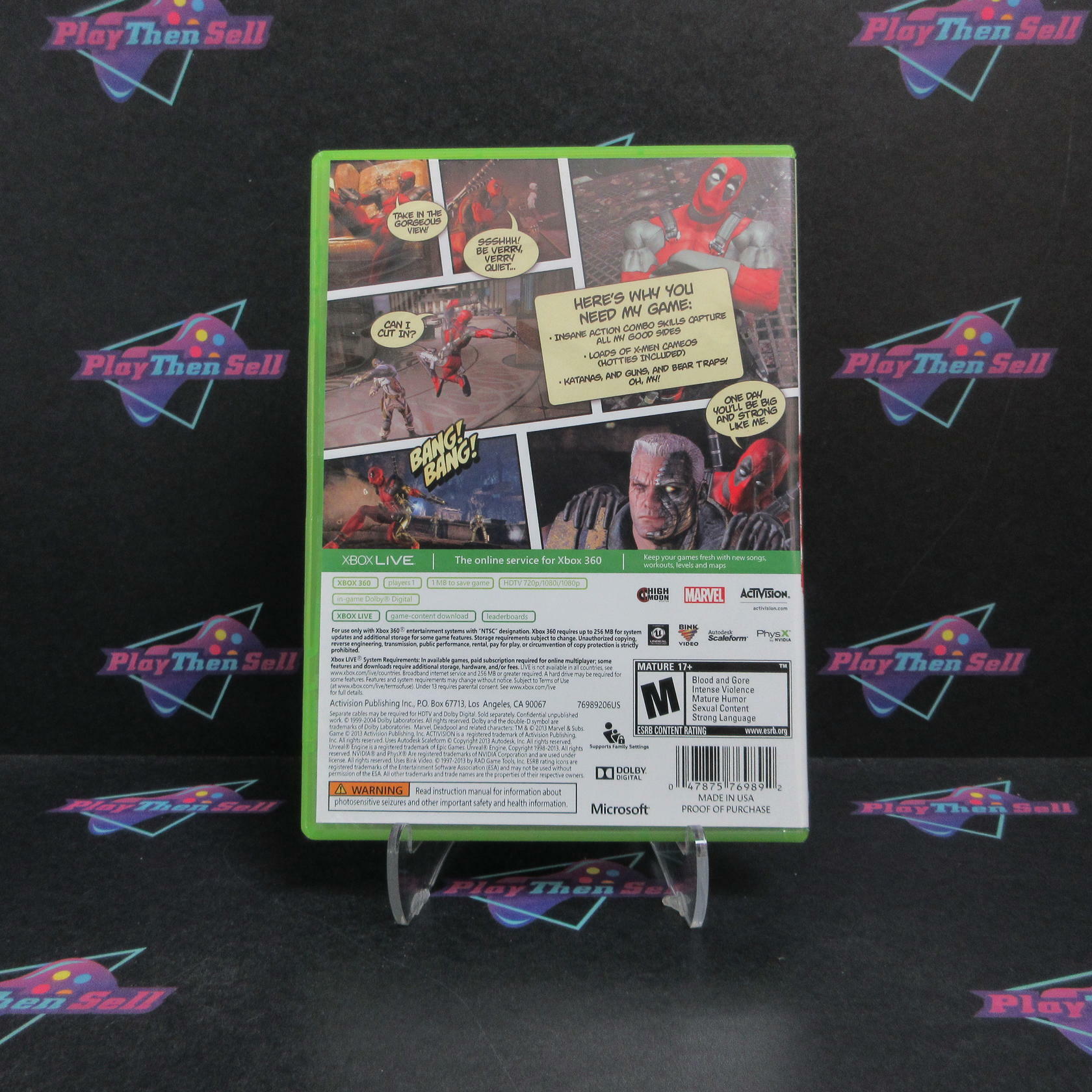 Deadpool Xbox 360 Complete - Excellent