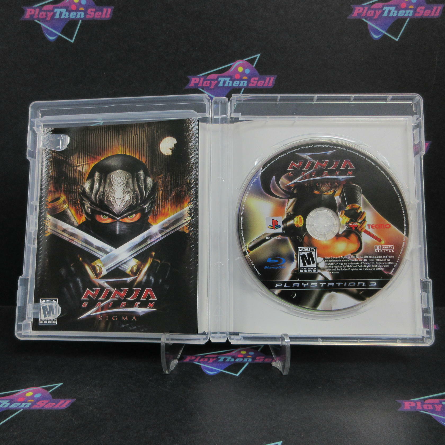 Ninja Gaiden Sigma PS3 PlayStation 3 + Reg Card Complete - Excellent
