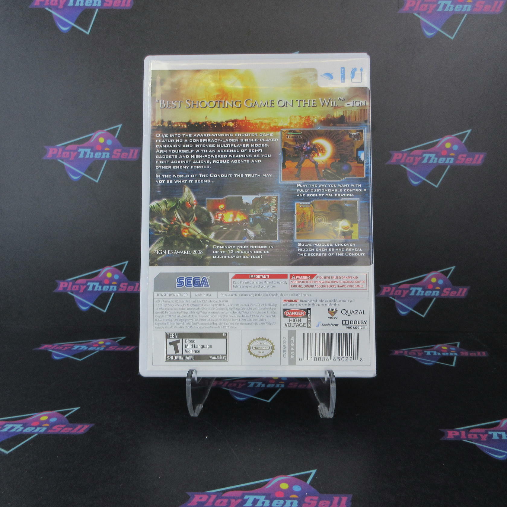 The Conduit Nintendo Wii Complete - Refurbished