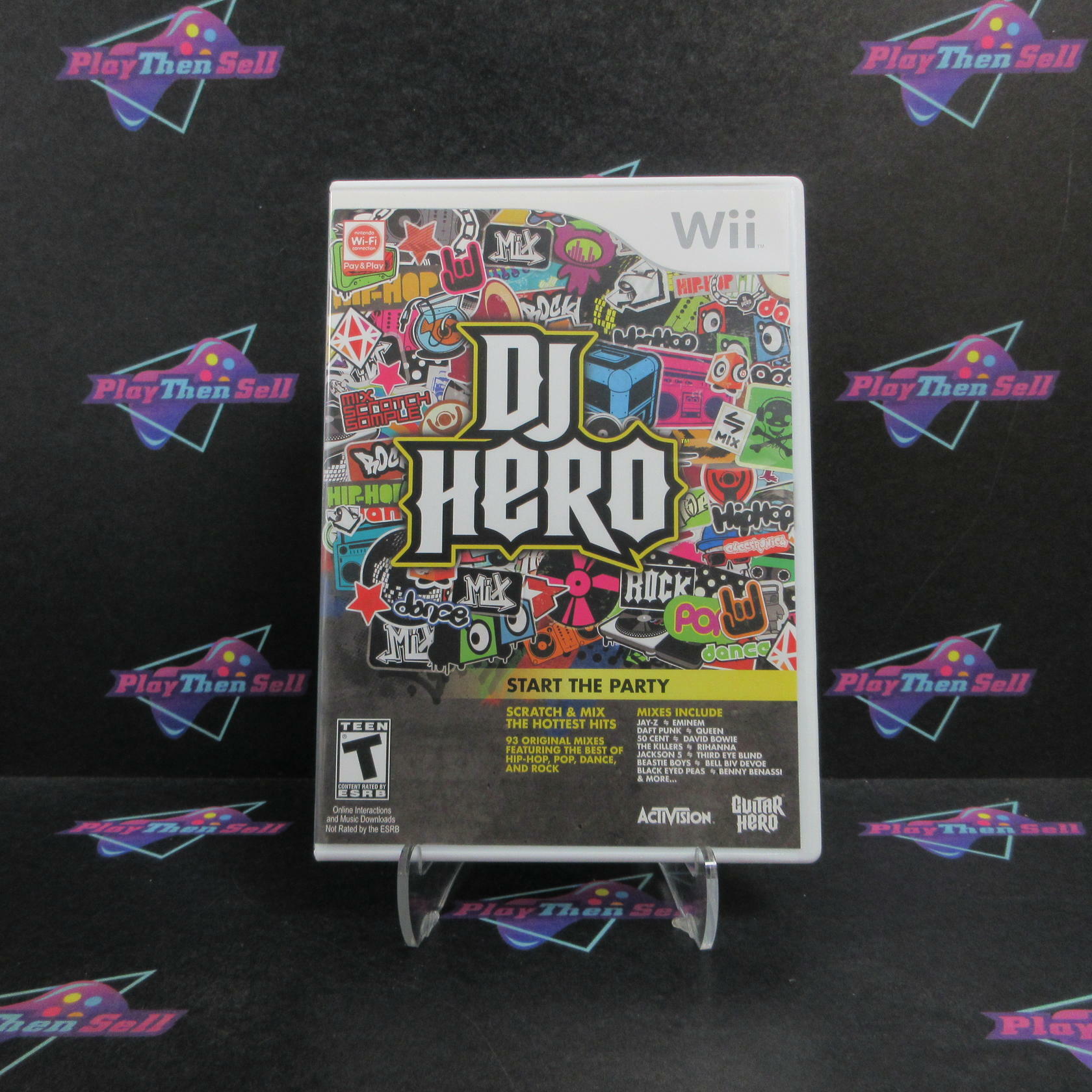DJ Hero Software Only Nintendo Wii Complete - Refurbished