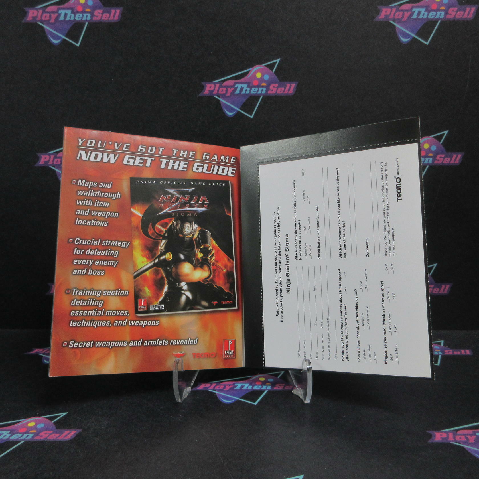 Ninja Gaiden Sigma PS3 PlayStation 3 + Reg Card Complete - Excellent