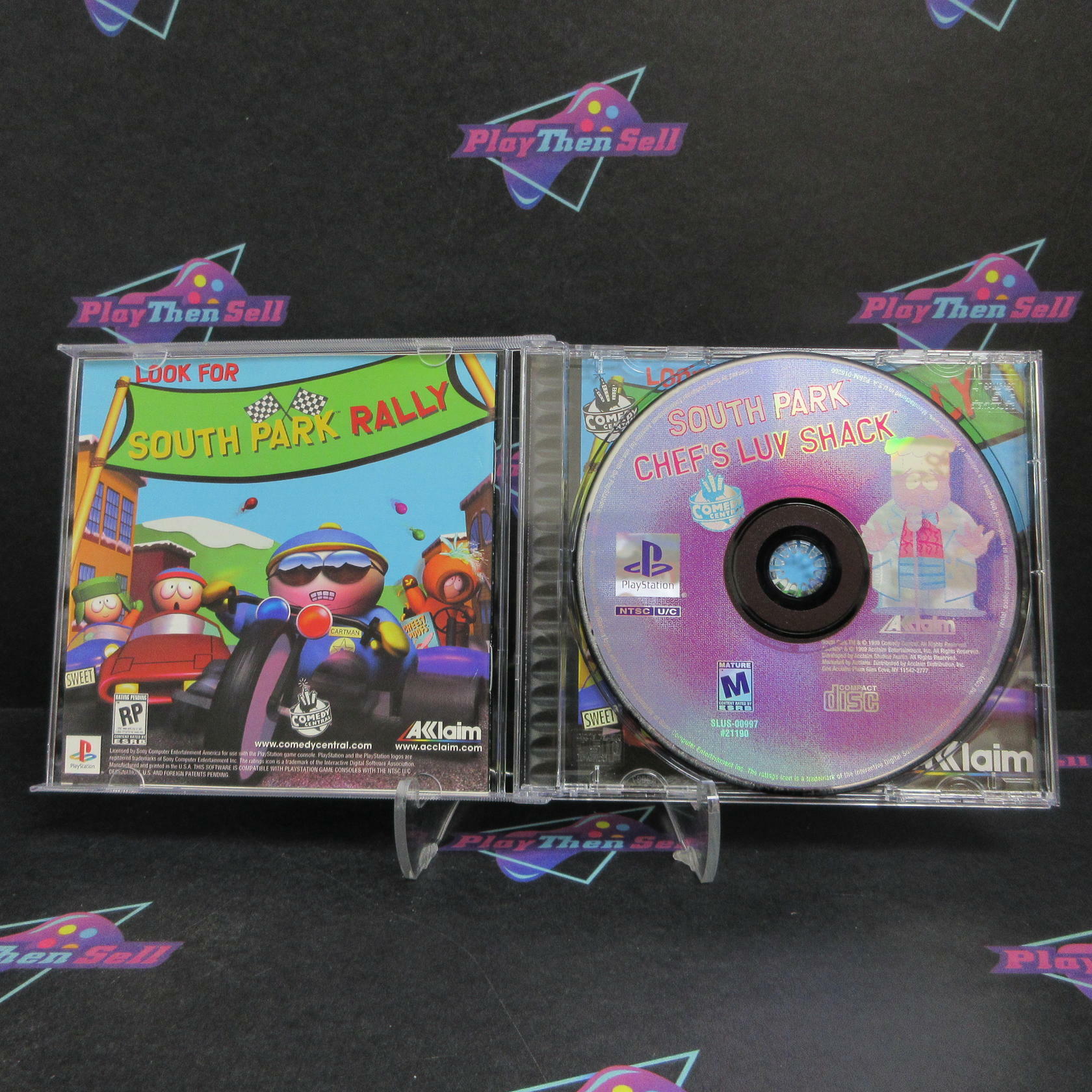 South Park Chefs Luv Shack PS1 PlayStation 1 + Reg Card Complete - Refurbished