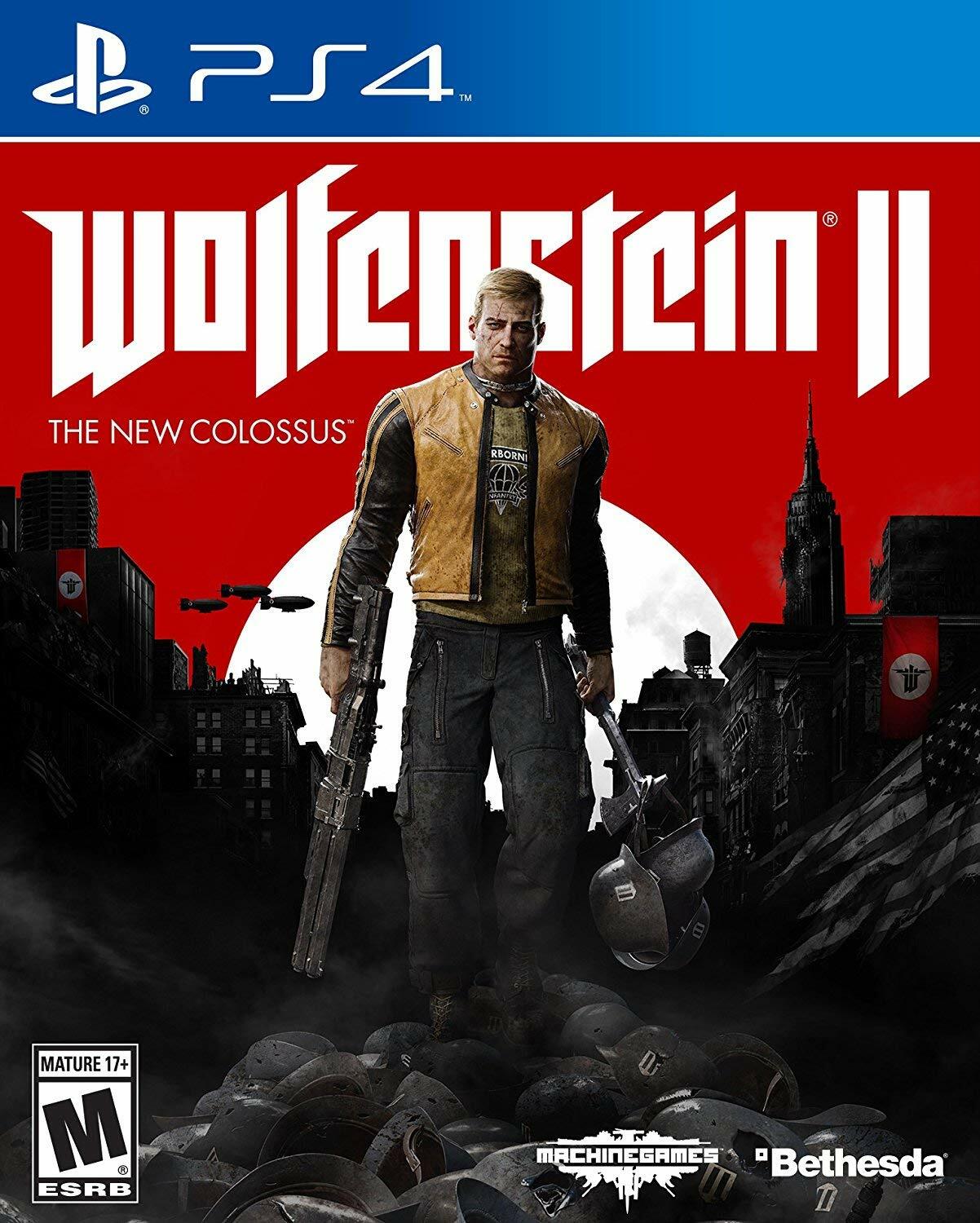 Wolfenstein II The New Colossus PS4 PlayStation 4 Complete - Refurbished